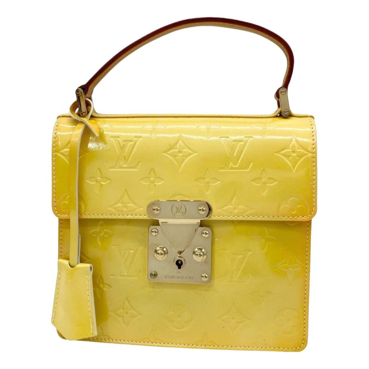 Spring street patent leather handbag