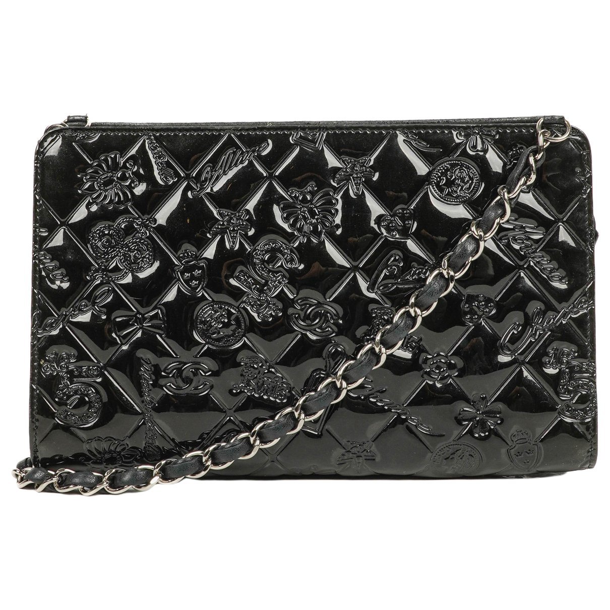 Patent leather handbag