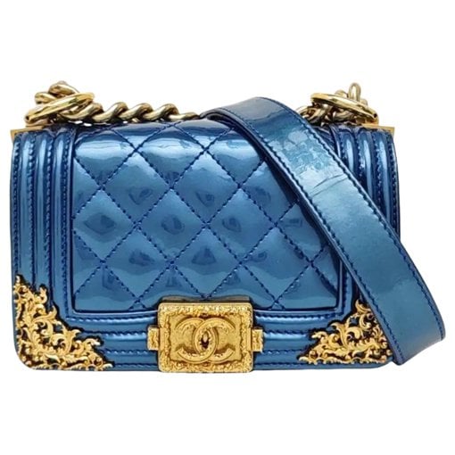Patent leather crossbody bag