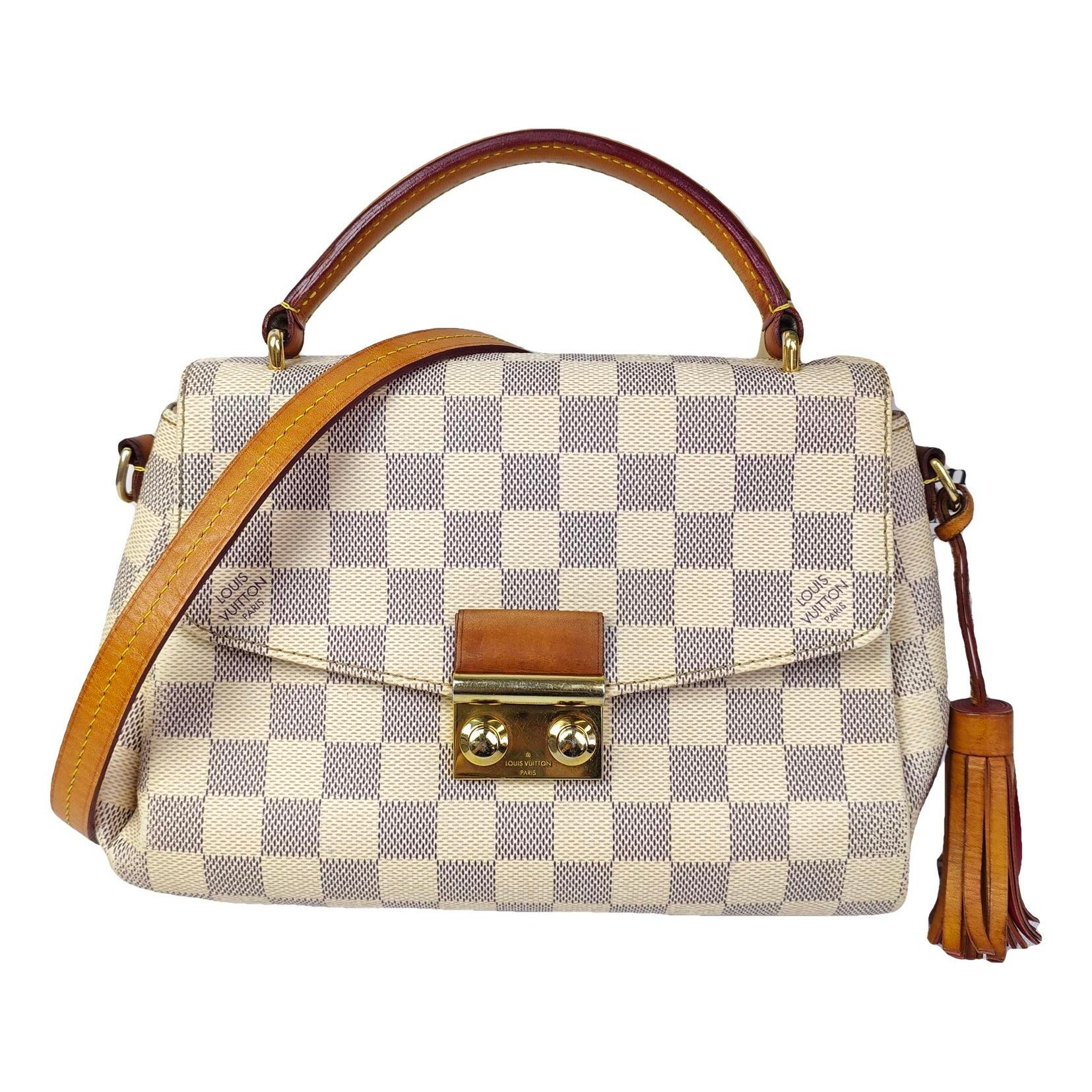Croisette leather handbag