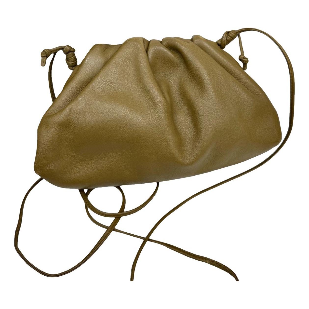 Pouch leather handbag