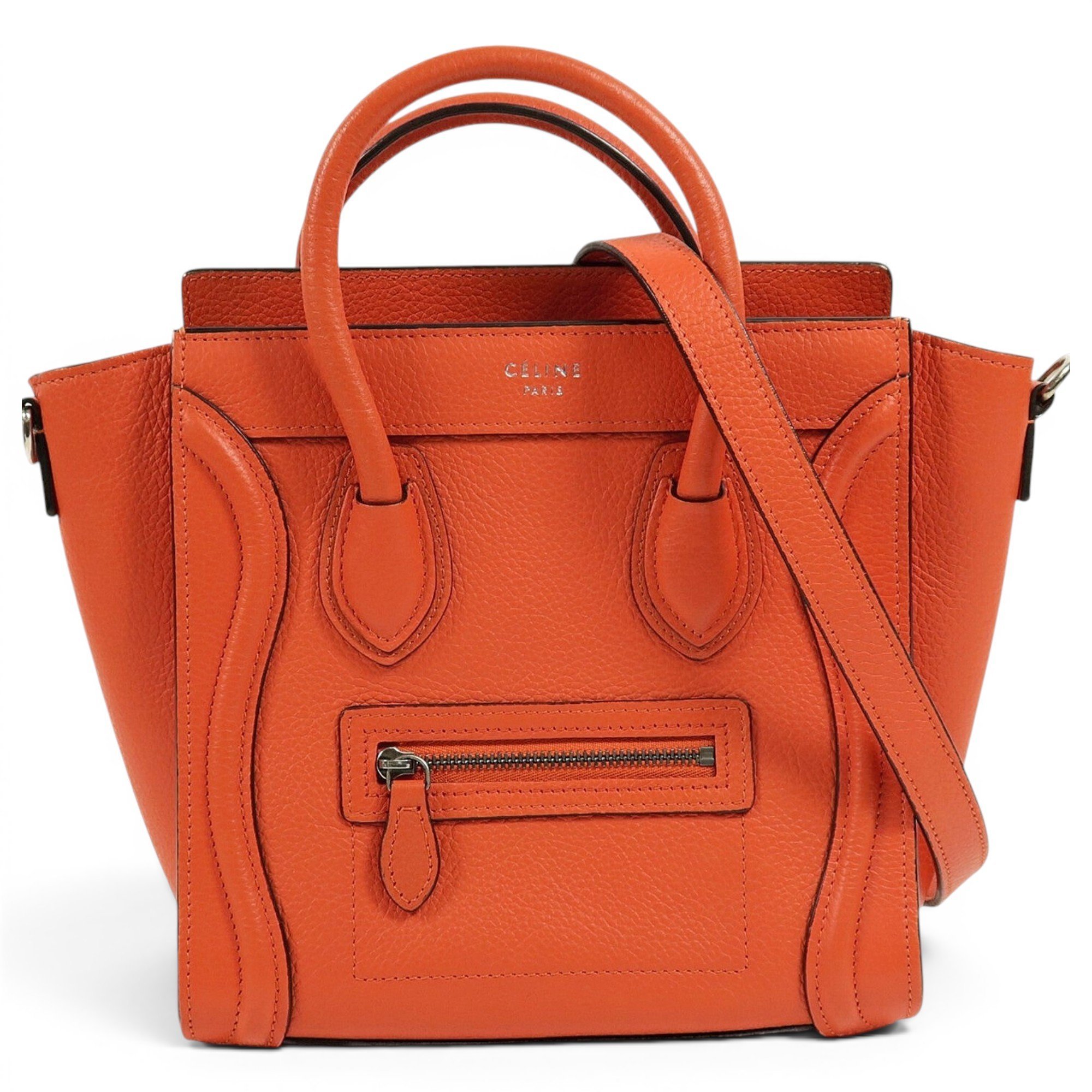 Luggage leather handbag