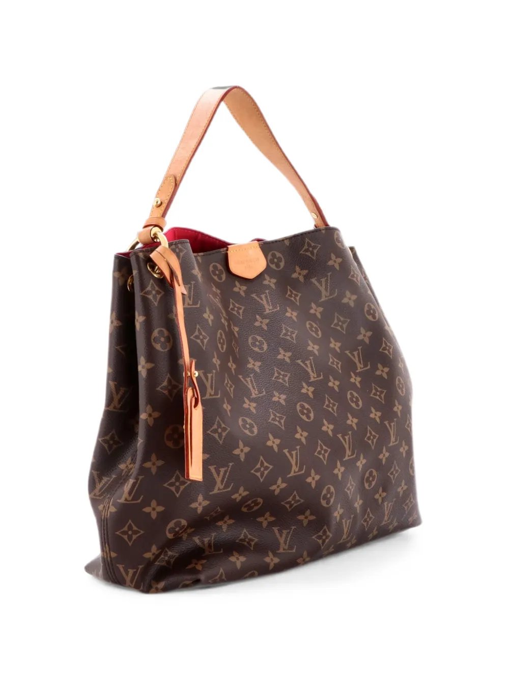 Graceful Handbag Monogram Canvas MM hobo bag