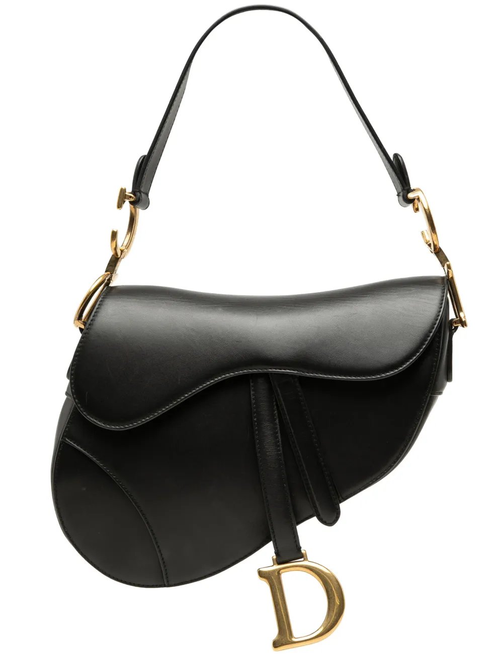 2018 Smooth Calfskin Saddle Bag shoulder bag
