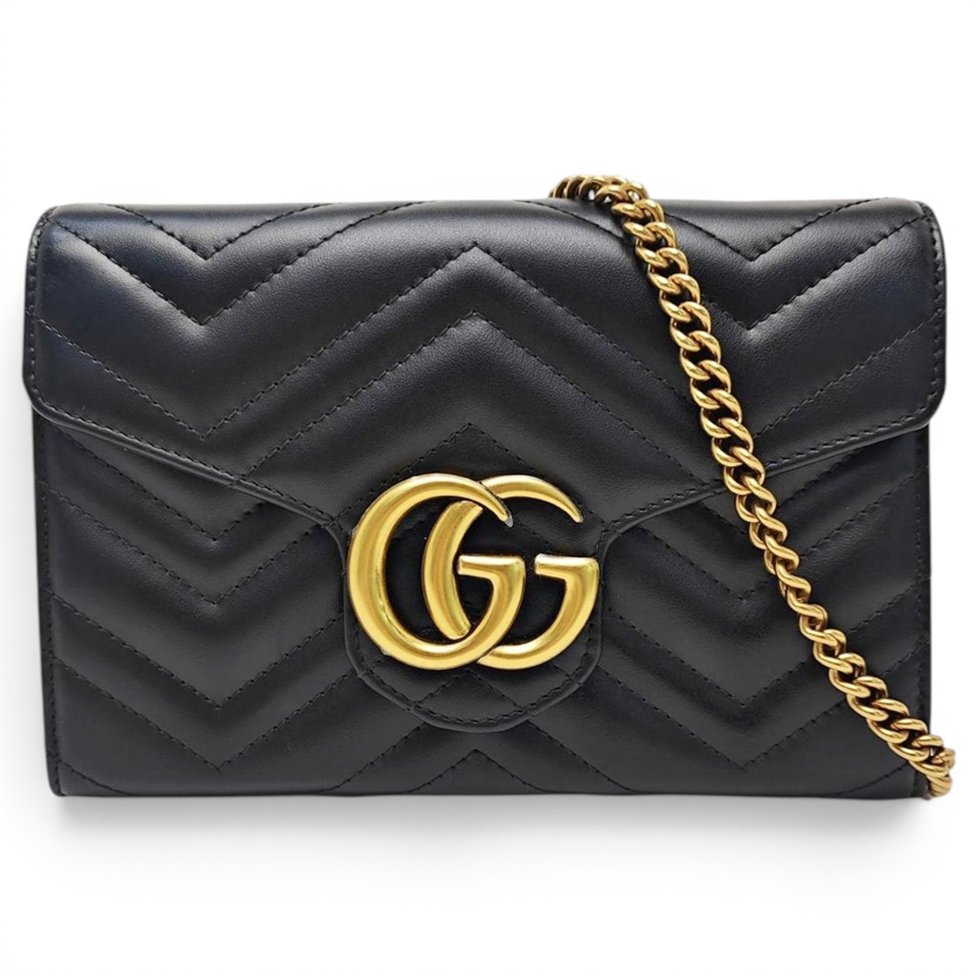 GG Marmont Flap leather handbag