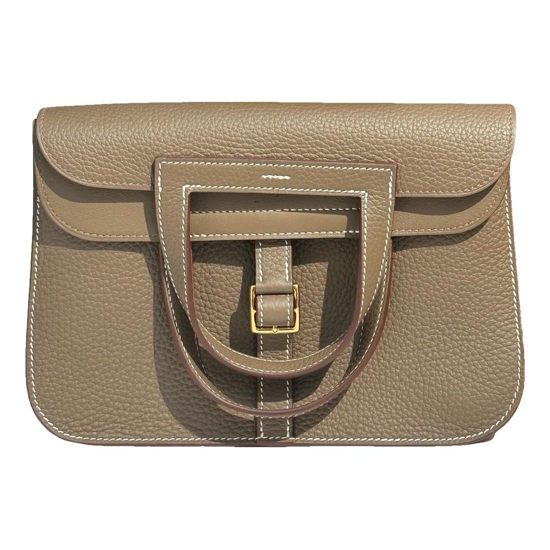 Halzan leather handbag