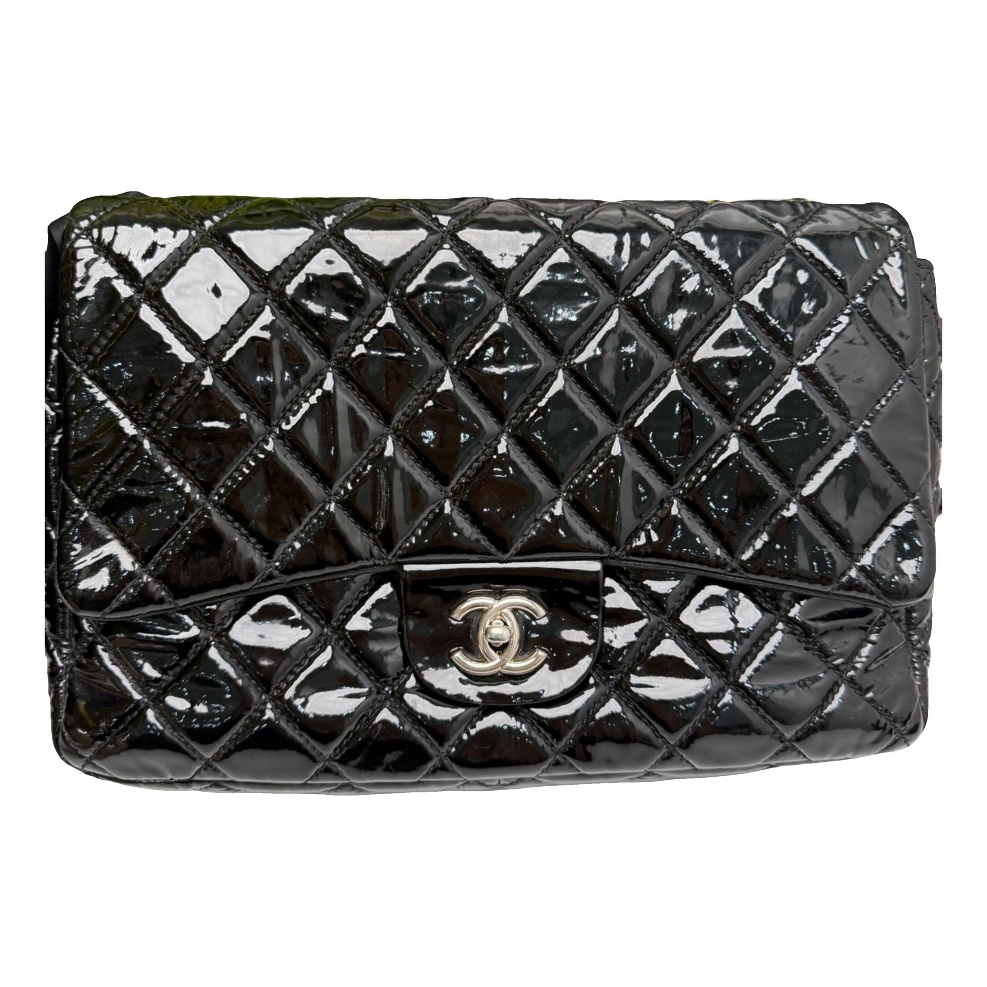 Timeless/Classique patent leather handbag