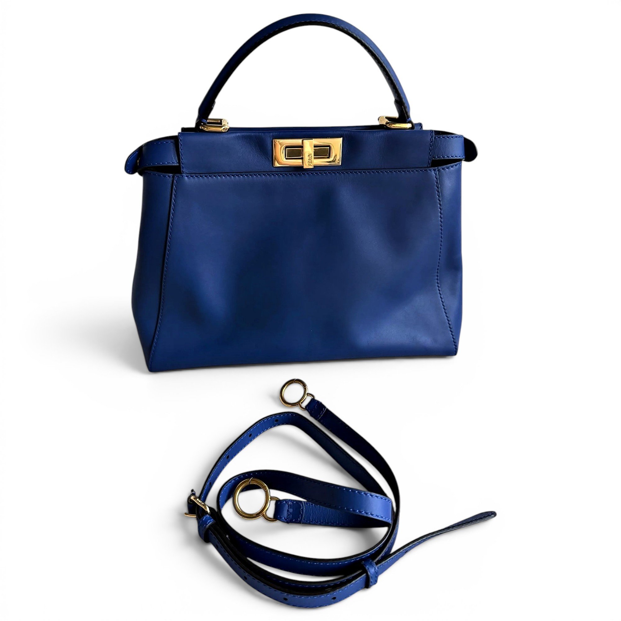 Peekaboo leather crossbody bag