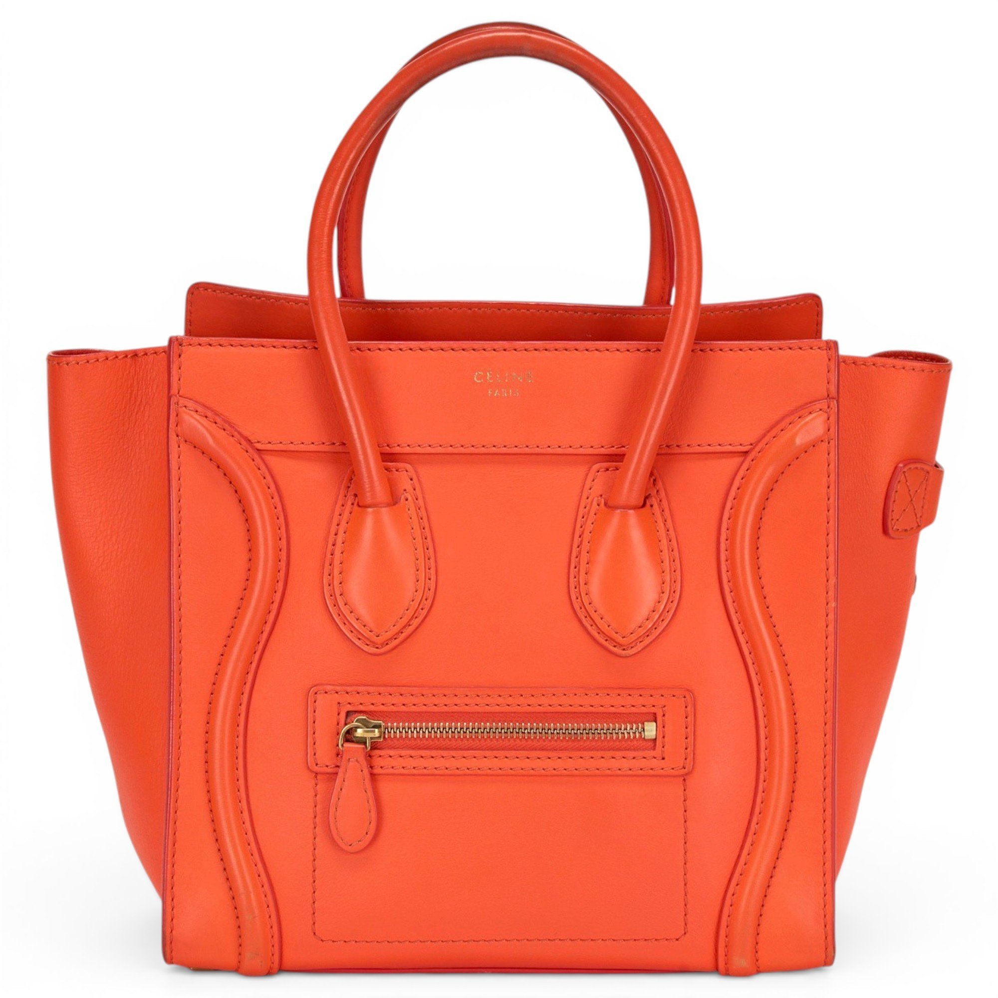 Luggage leather handbag
