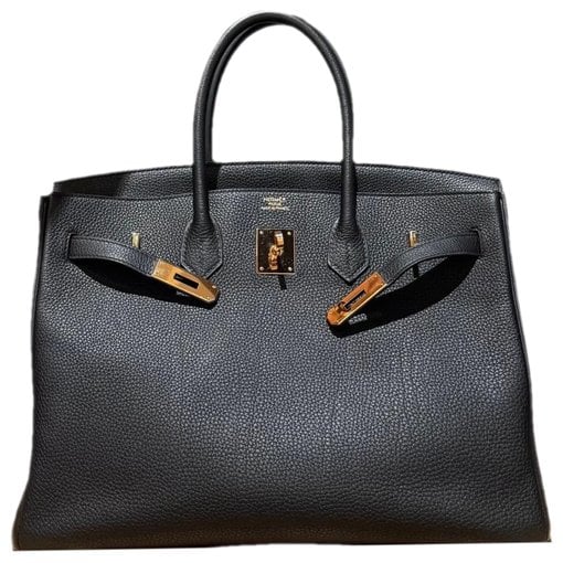 Hermes Birkin 35 leather handbag