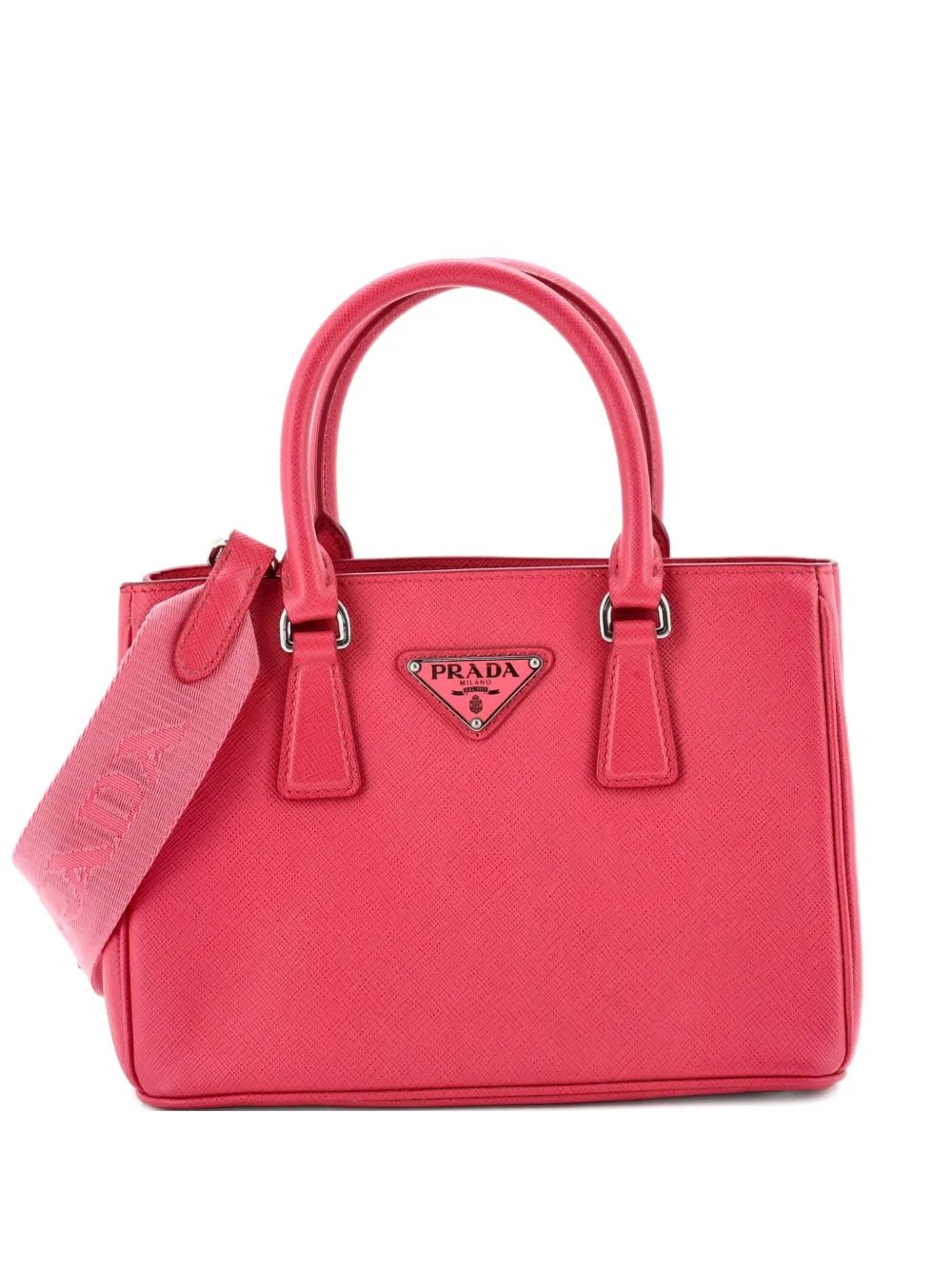 Galleria Double Zip Tote Saffiano Leather Mini crossbody bag