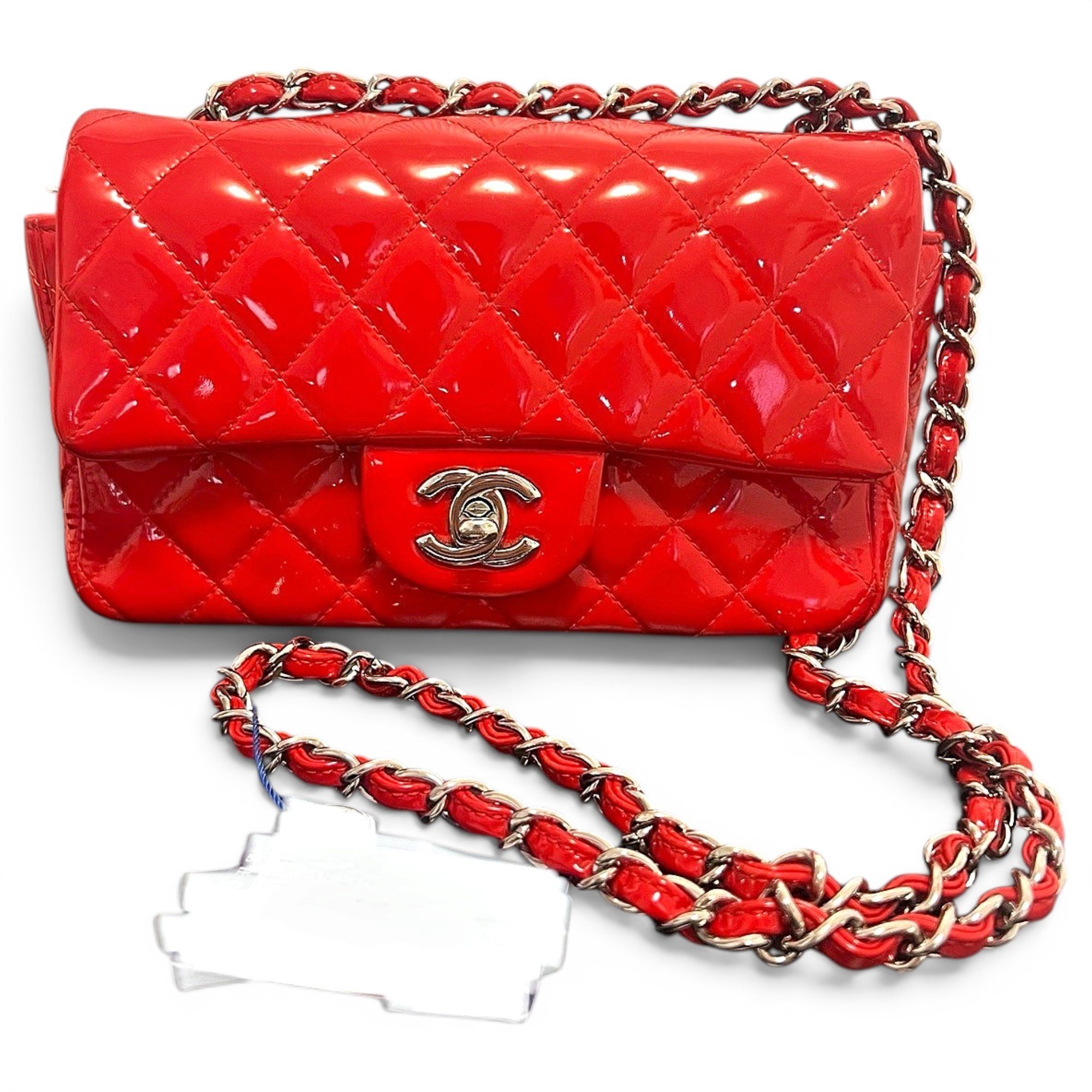 Timeless/Classique patent leather handbag