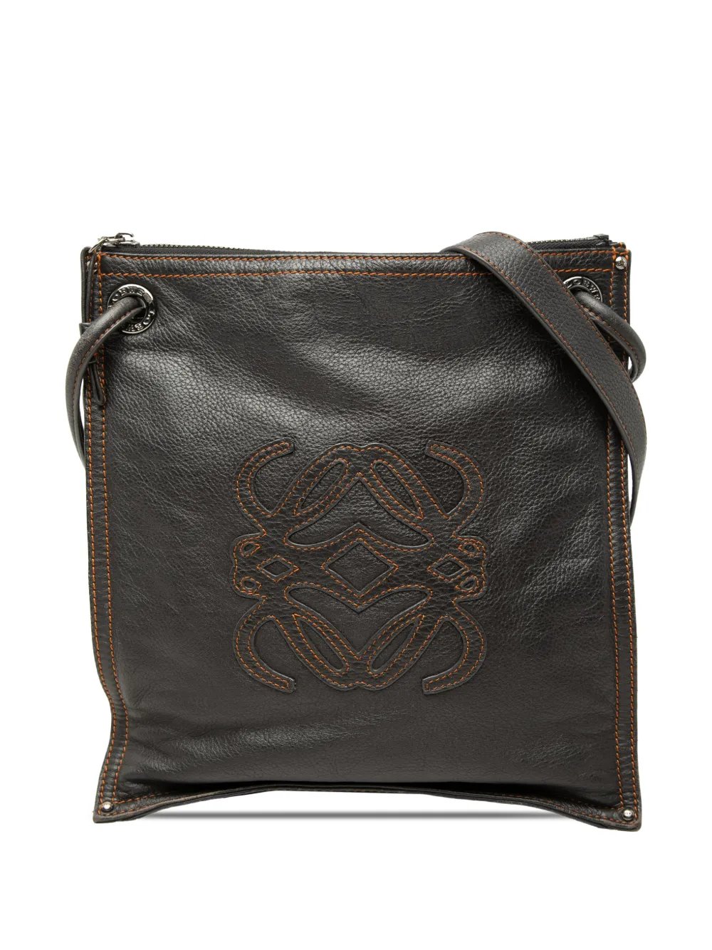 2000-2026 Leather Anagram crossbody bag