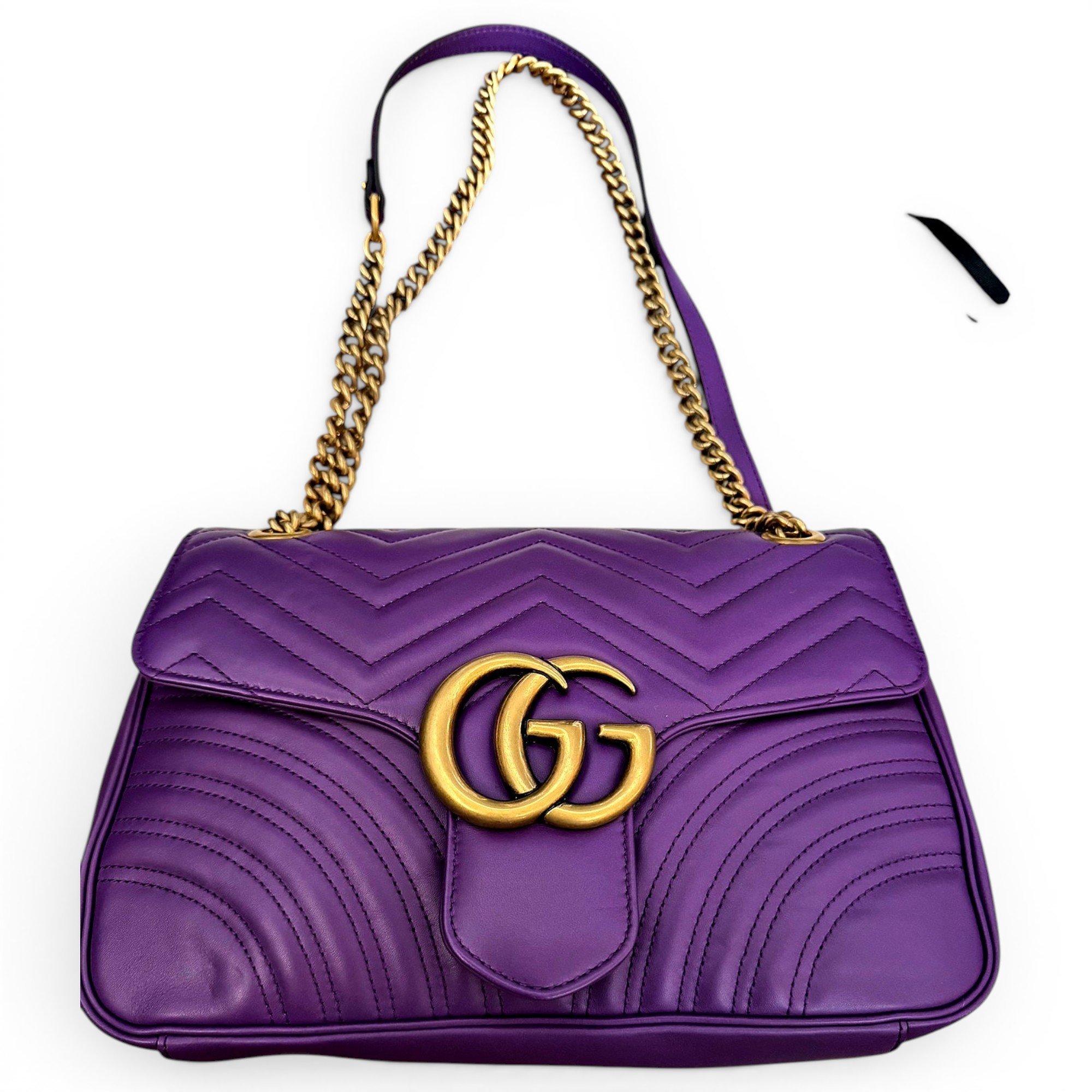 GG Marmont Flap leather handbag