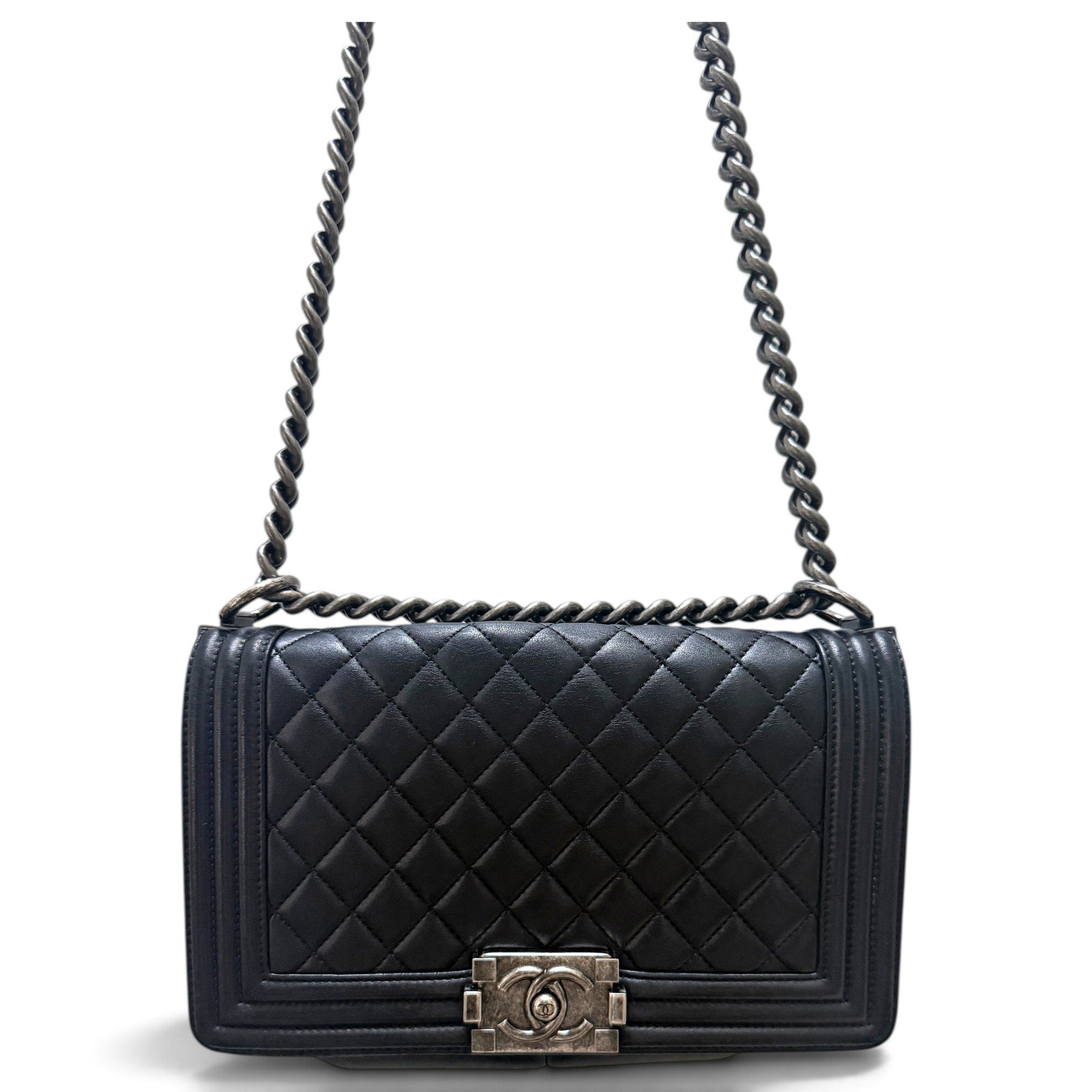 Boy leather crossbody bag