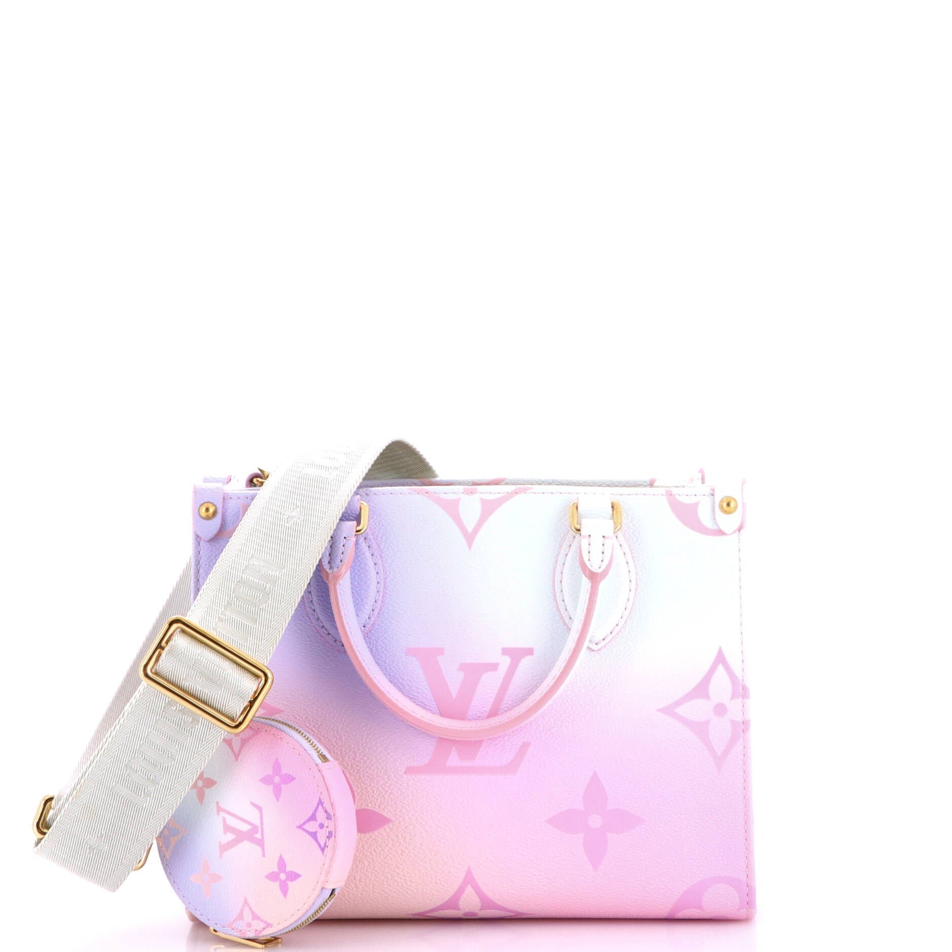 Louis Vuitton OnTheGo Tote Spring in the City Monogram Giant Canvas PM