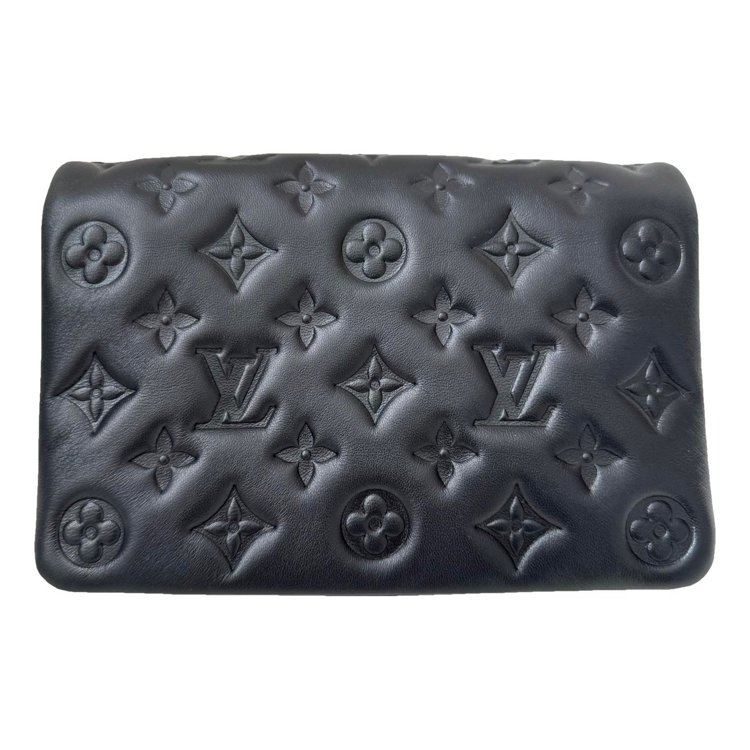 Coussin leather crossbody bag