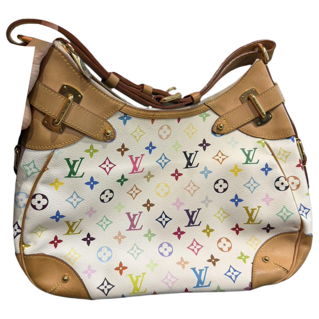 Greta leather handbag