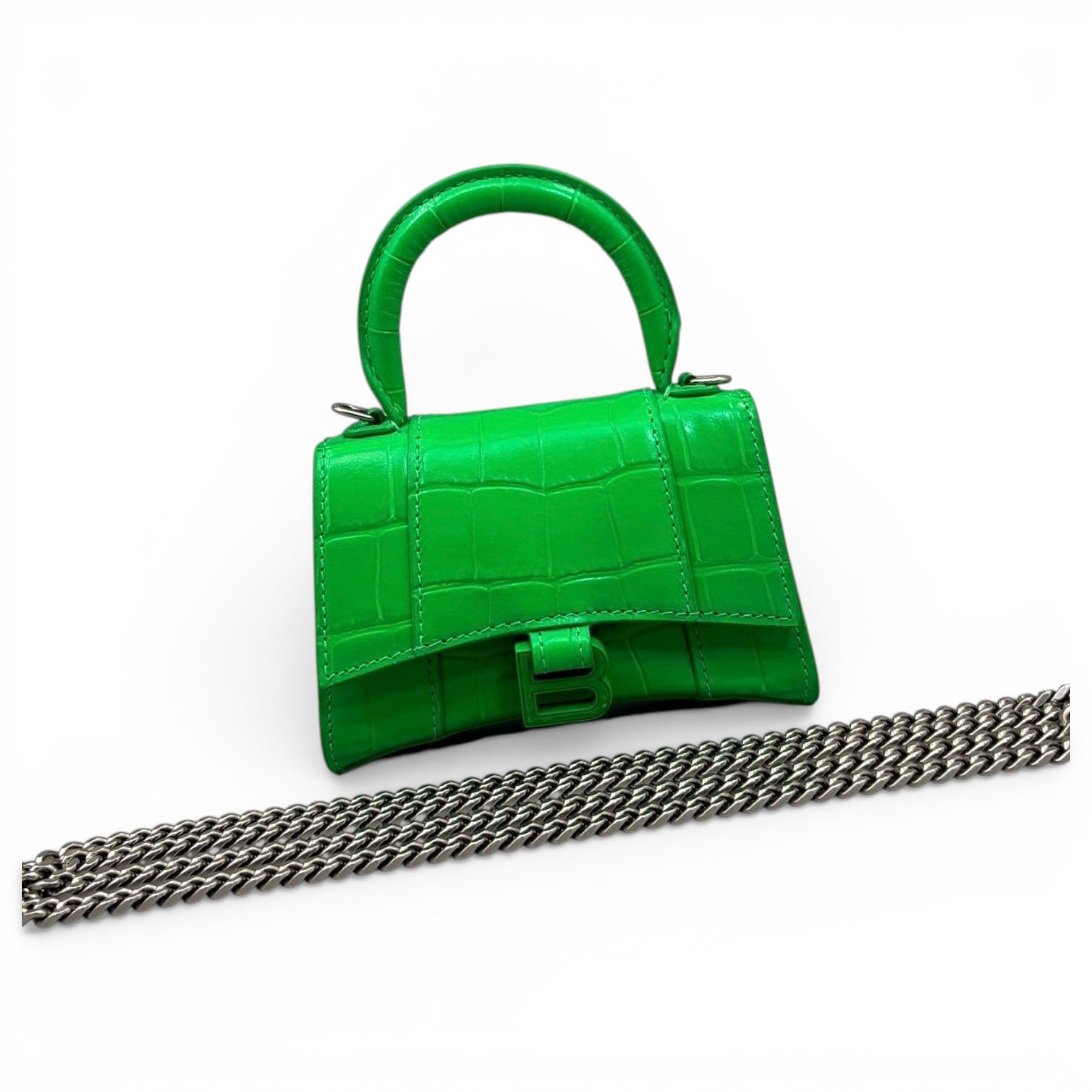 Balenciaga Hourglass leather handbag