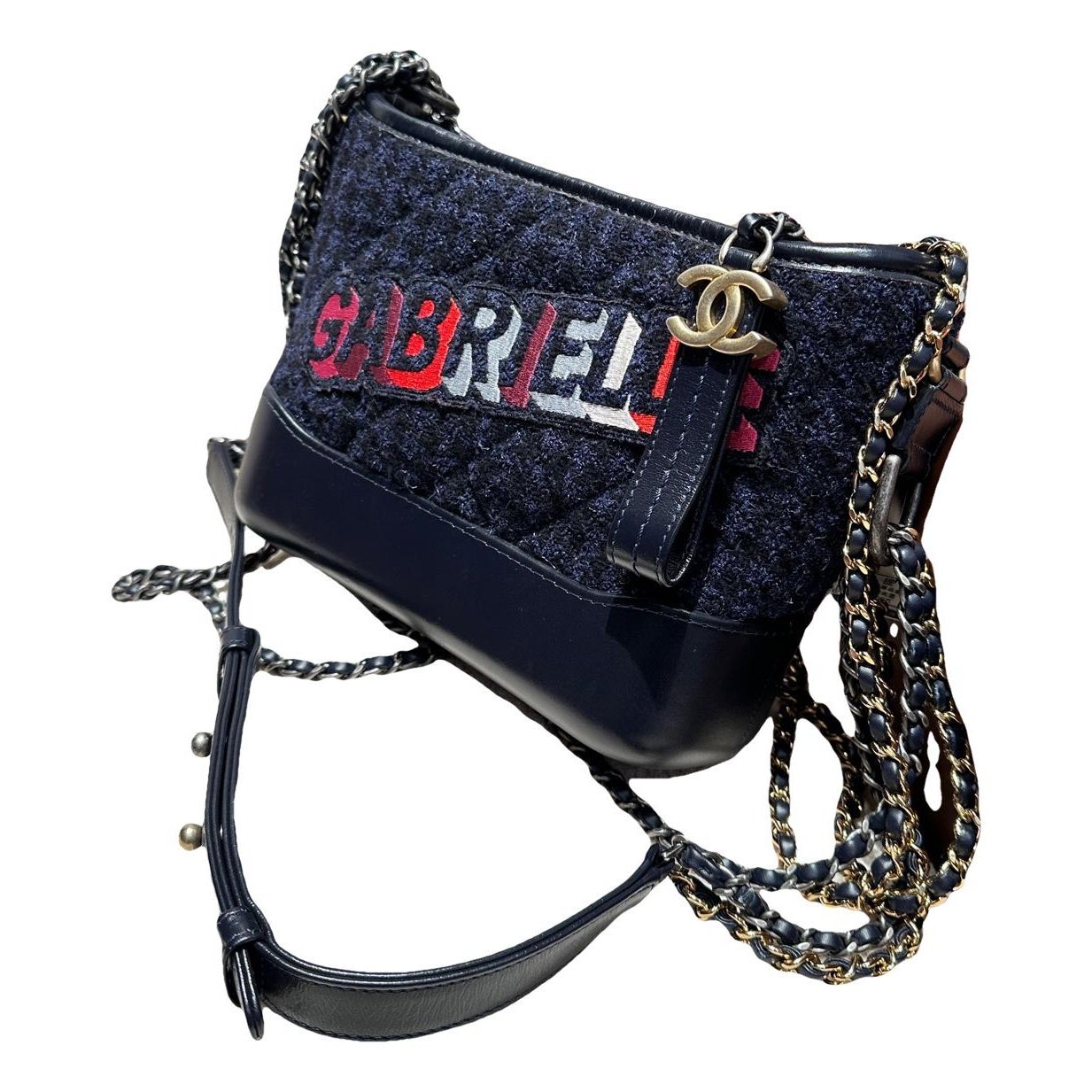 Gabrielle tweed crossbody bag
