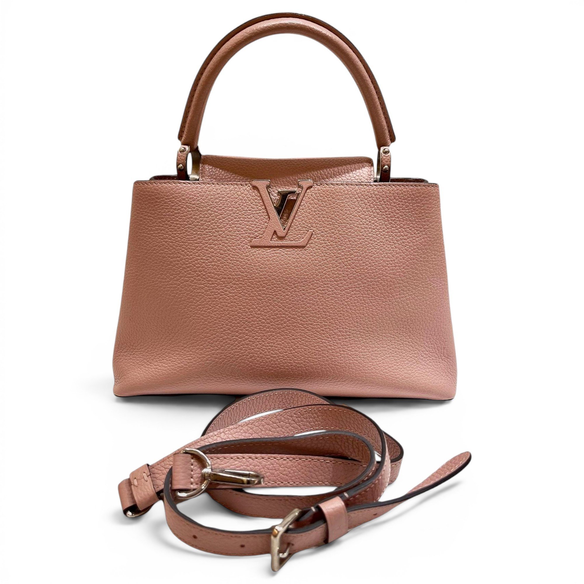 Capucines leather handbag