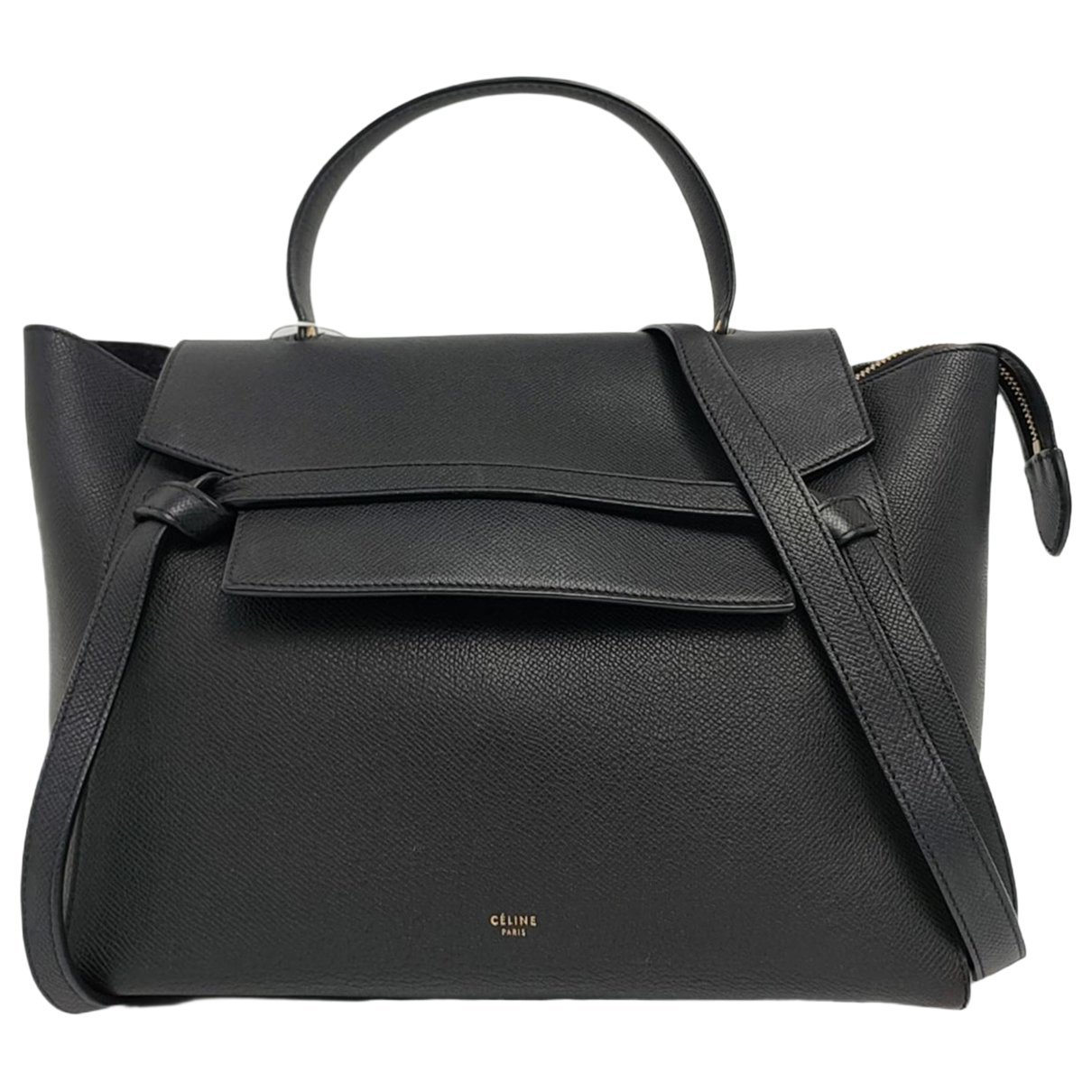 Belt leather handbag