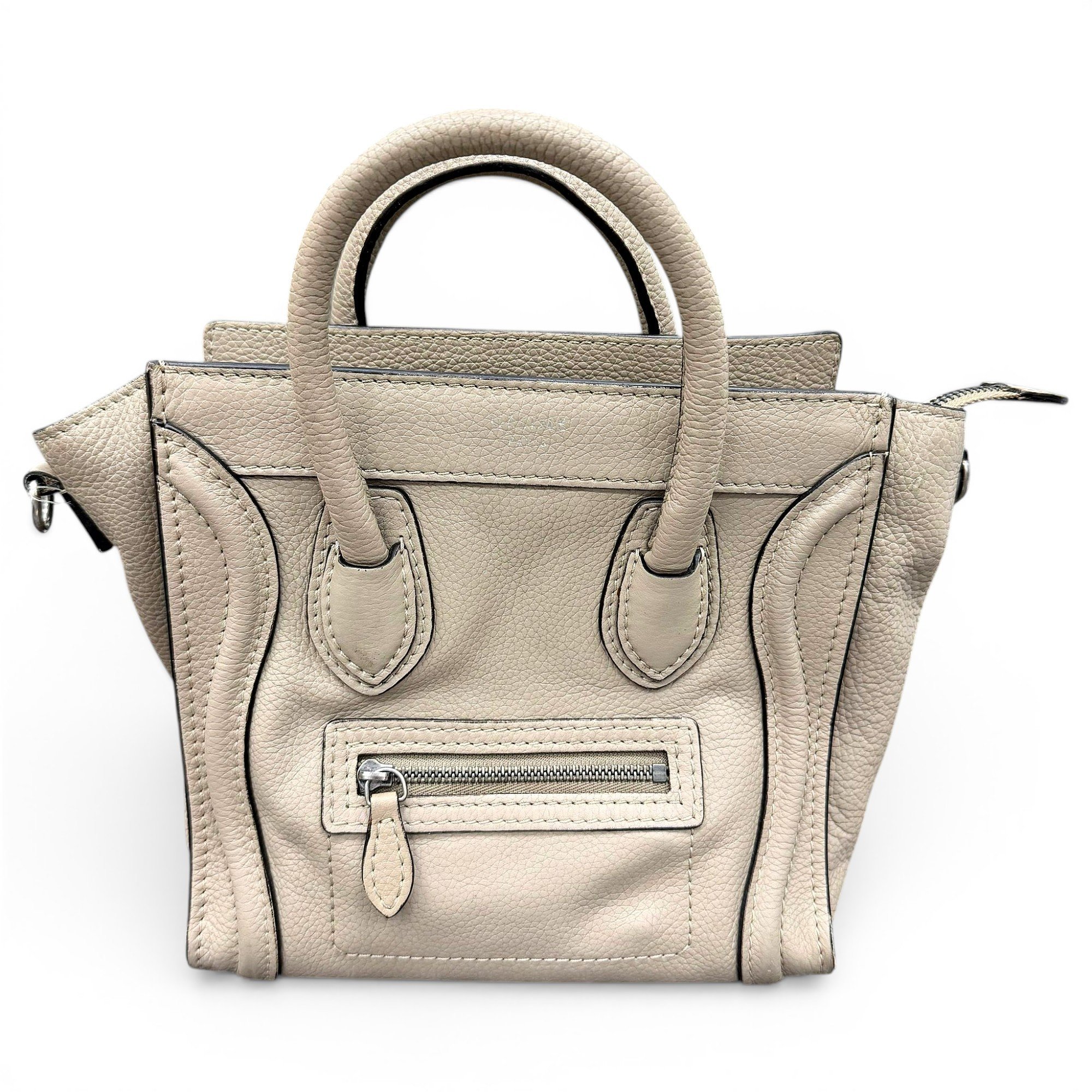 Luggage leather handbag