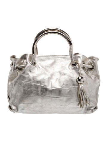 Leather Top Handle Bag