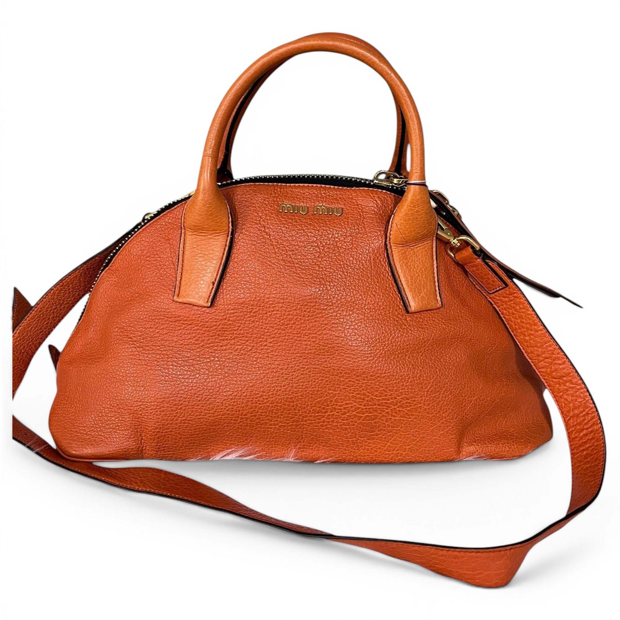 Leather handbag
