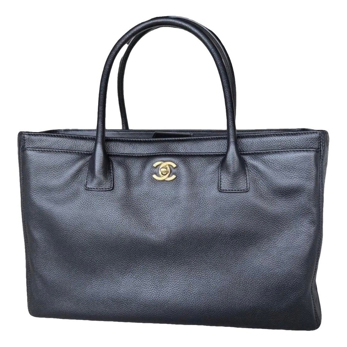 Executive leather tote