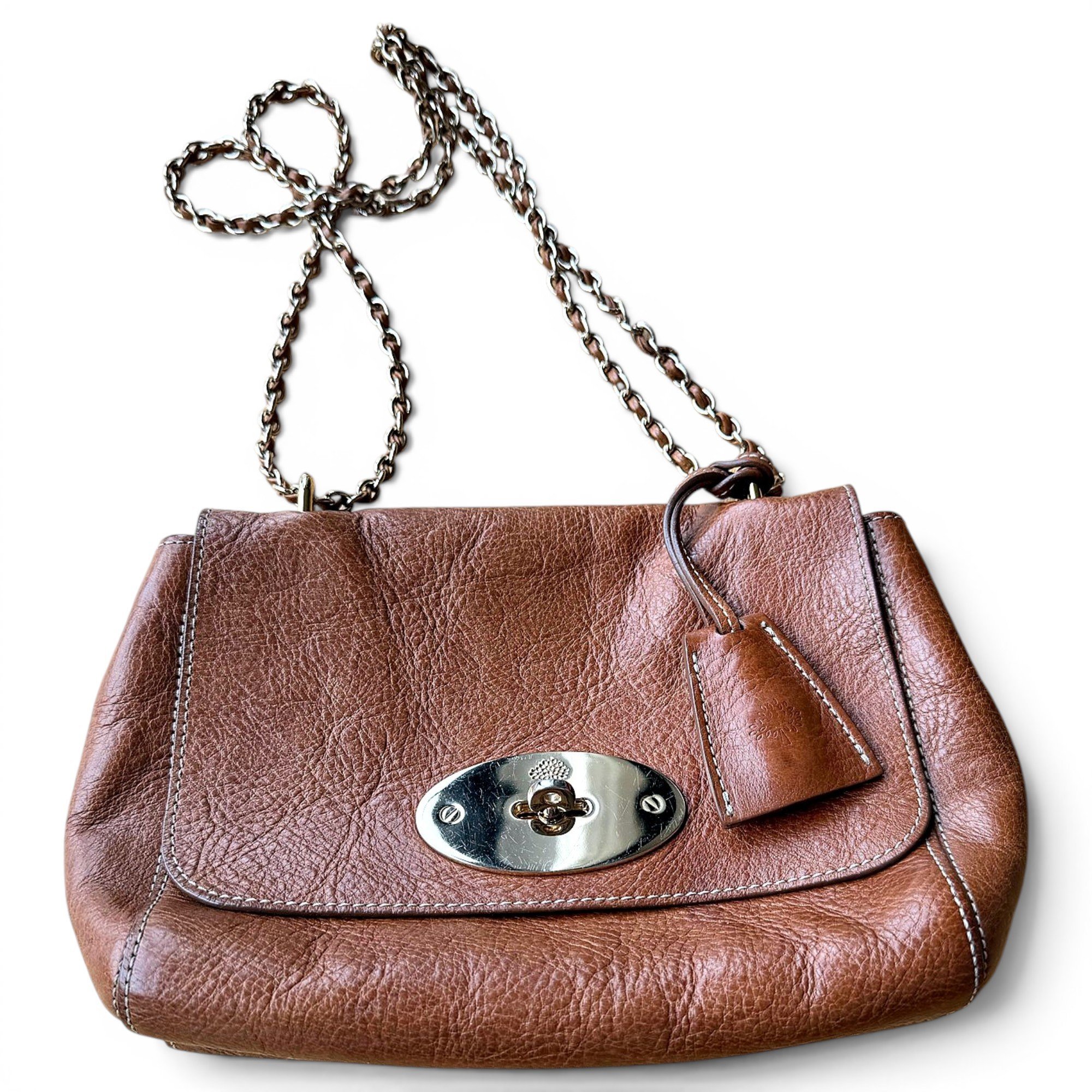 Lily leather handbag