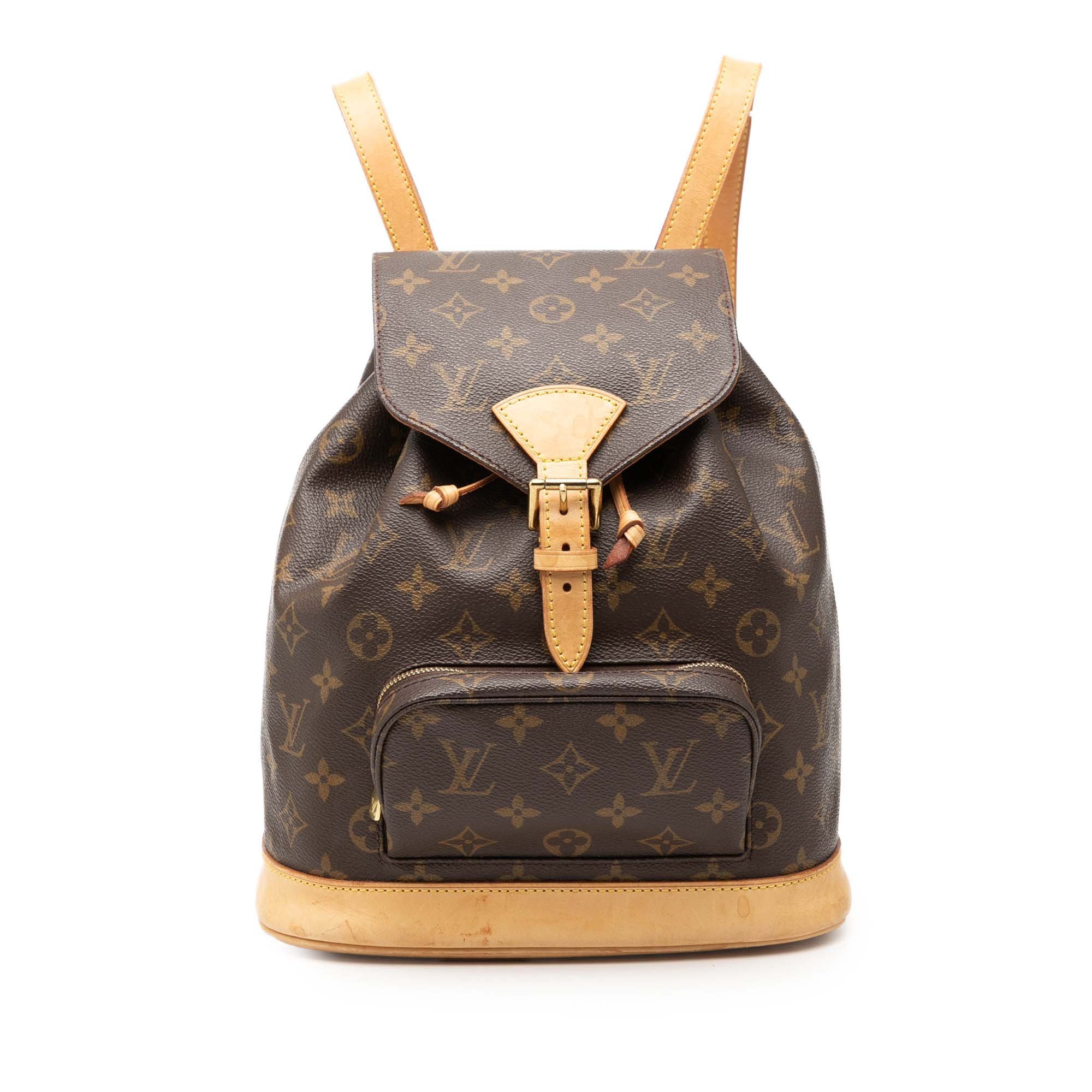 Montsouris leather backpack
