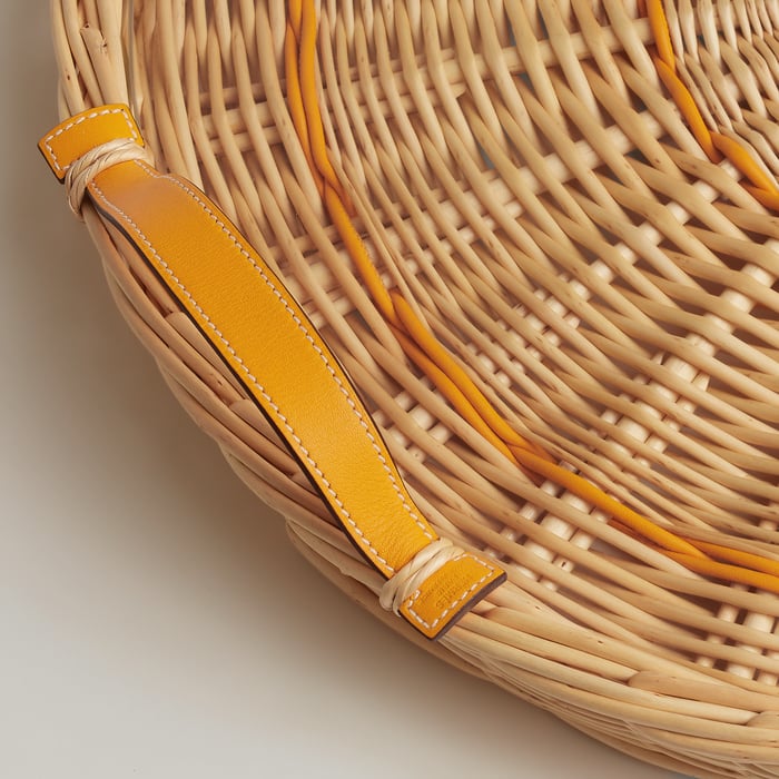 Jaune d'Or Oseraie Color Round Tray, Medium Model