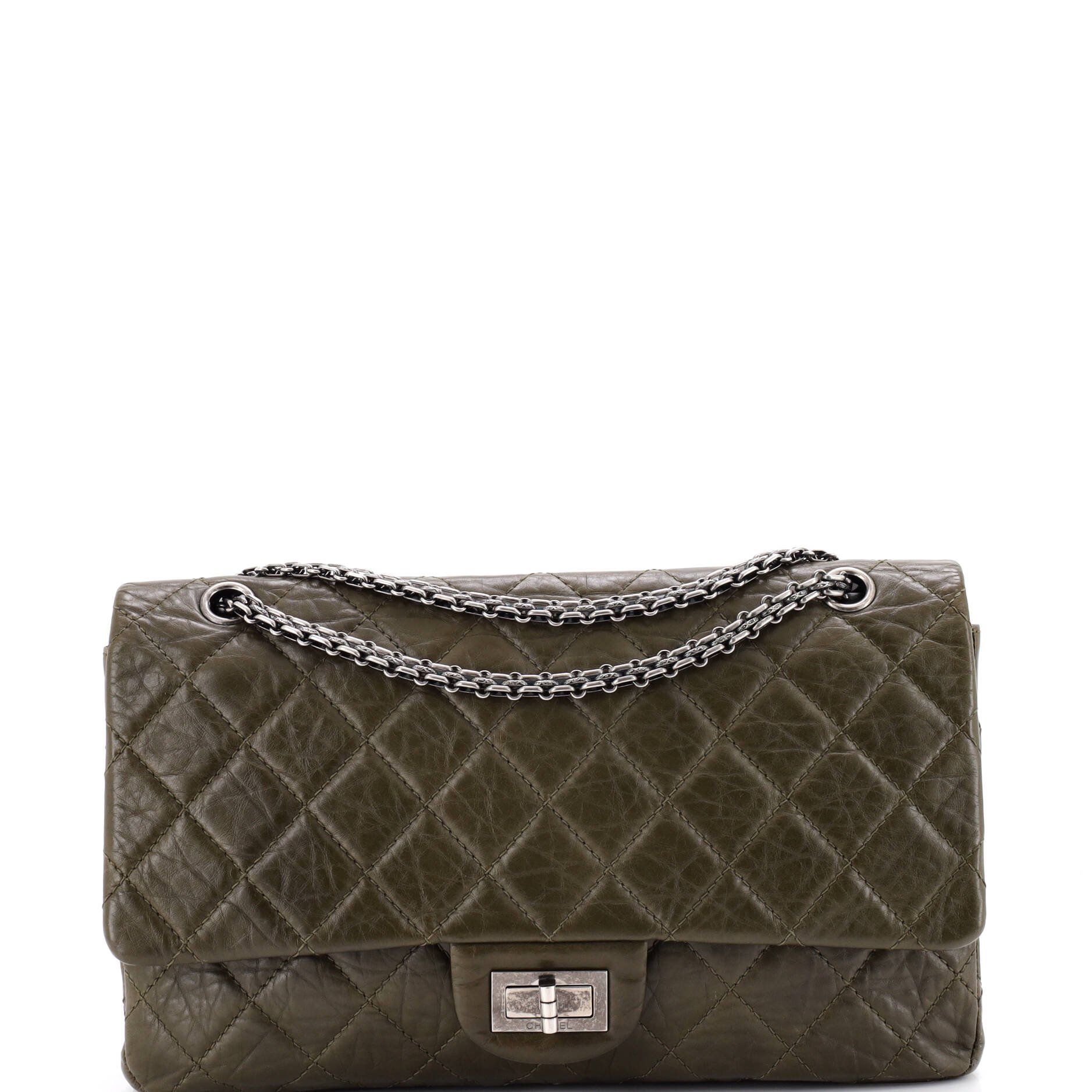 Reissue 2.55 Flap Bag Quilted Aged Calfskin 227