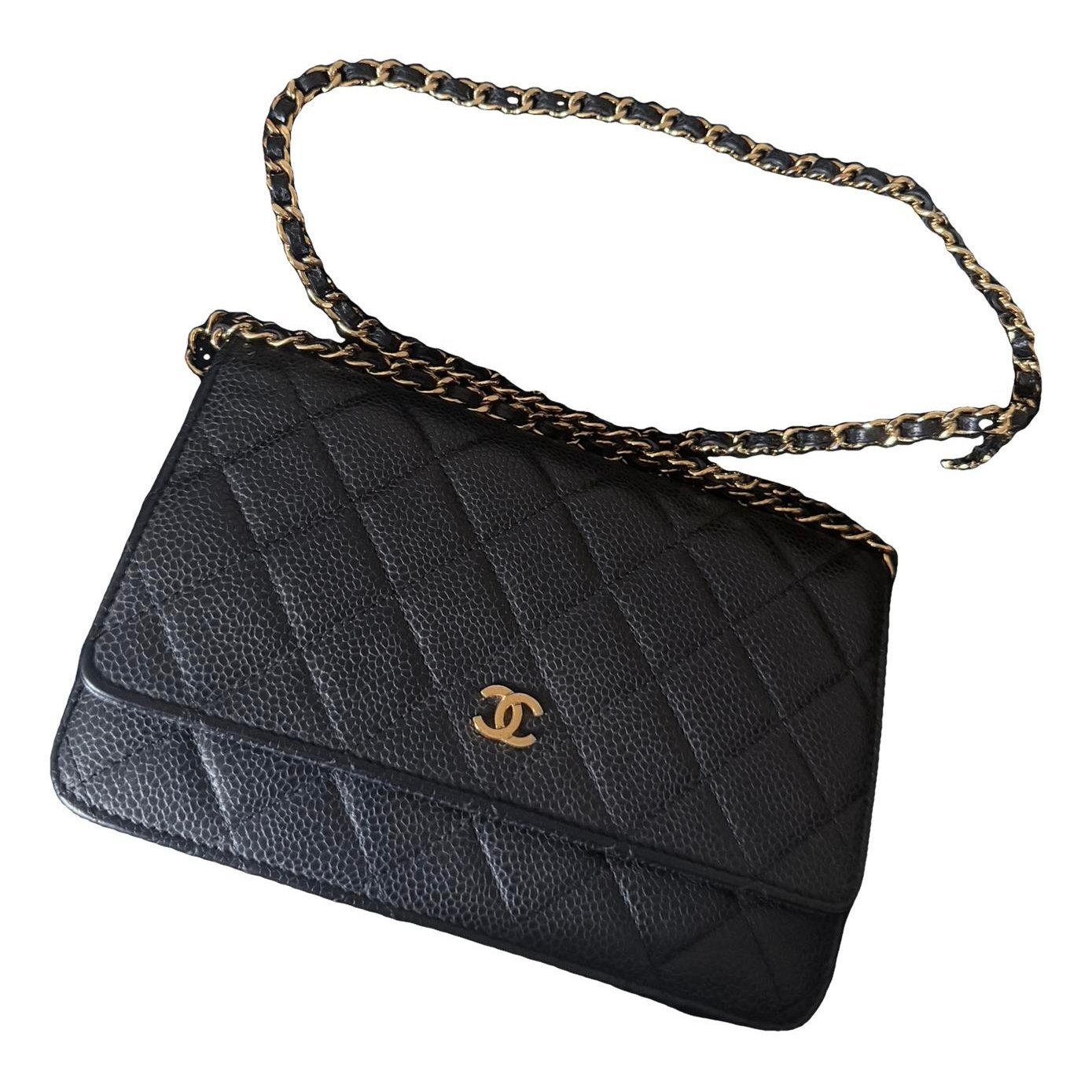 Wallet On Chain Timeless/Classique leather crossbody bag