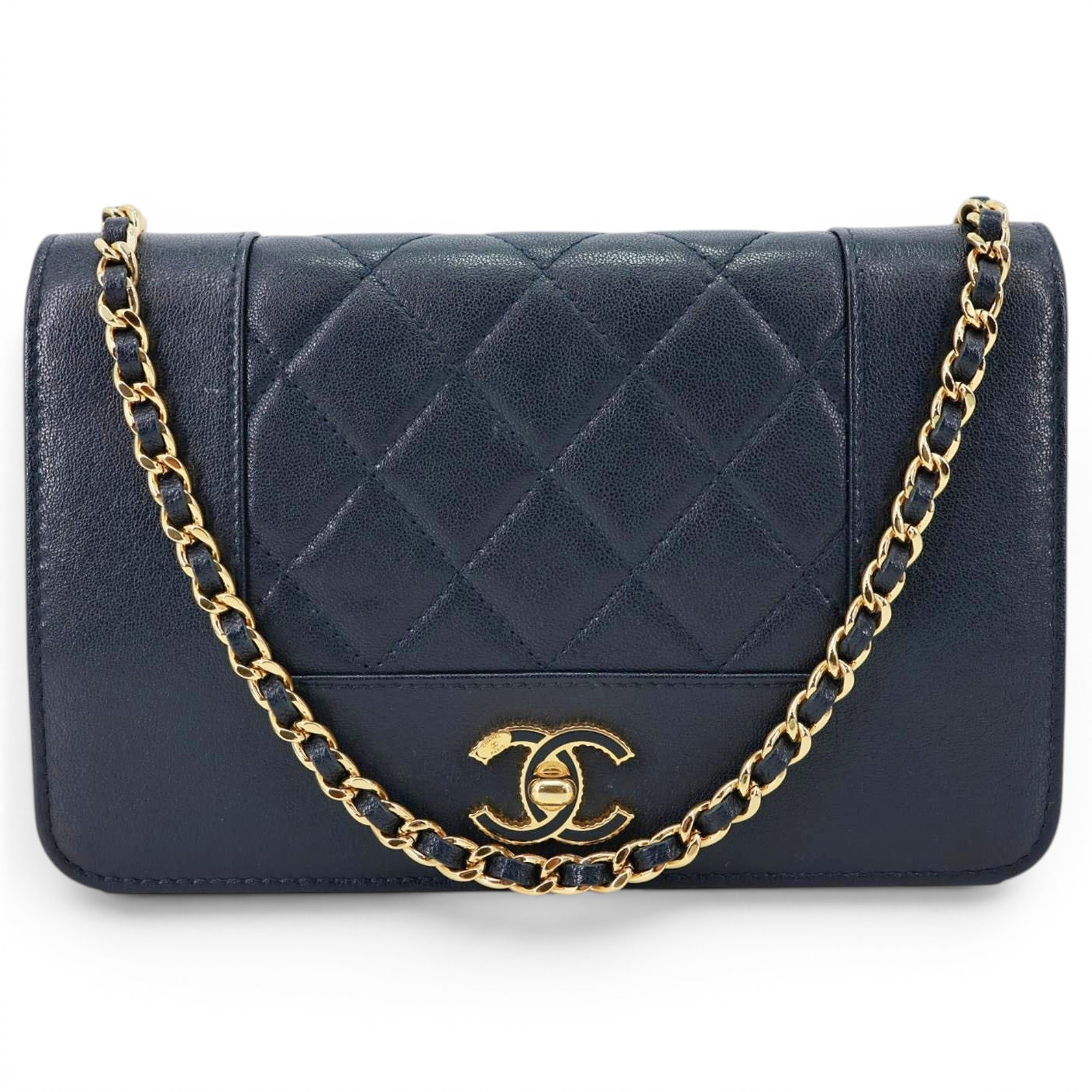 Mademoiselle leather handbag