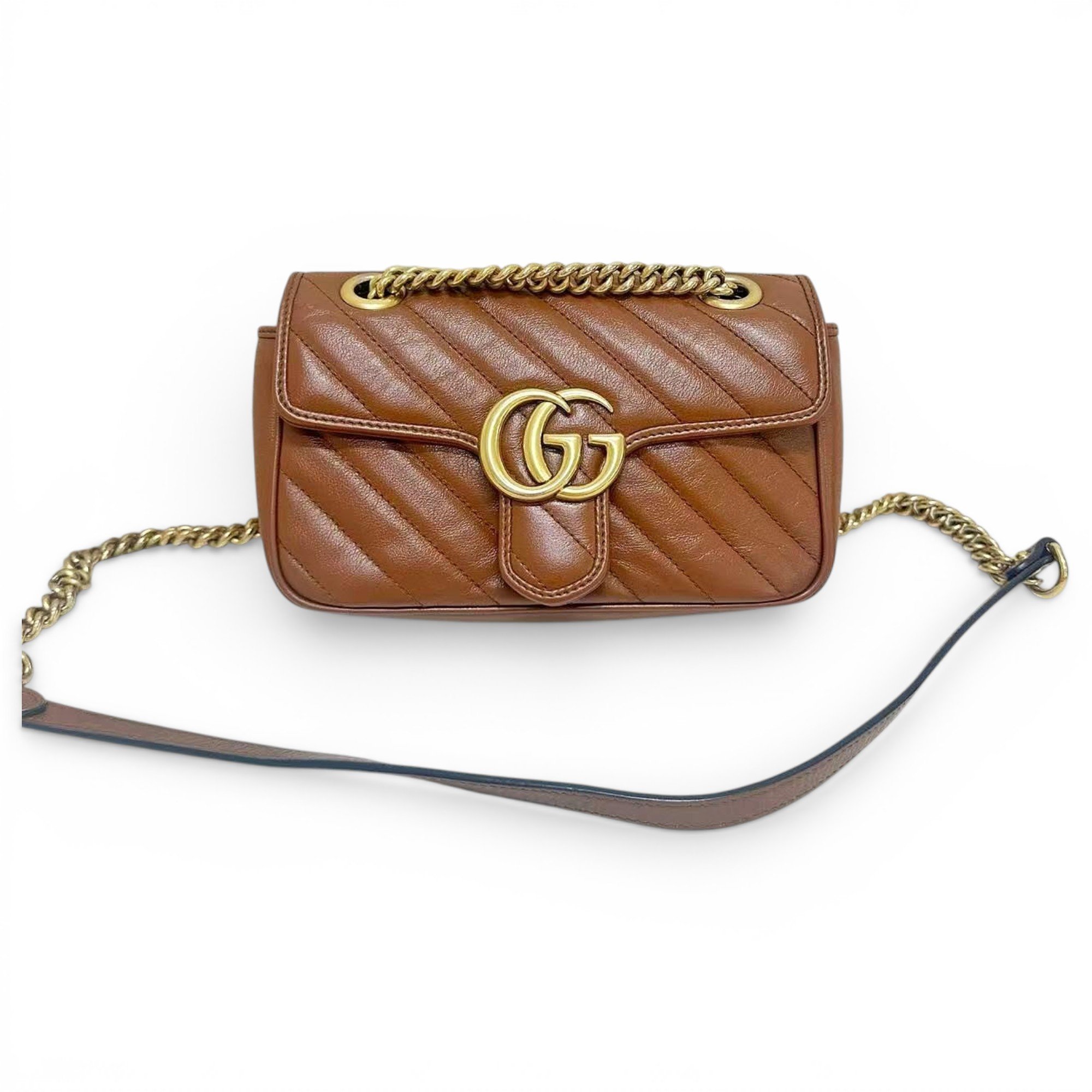 GG Marmont Flap leather handbag