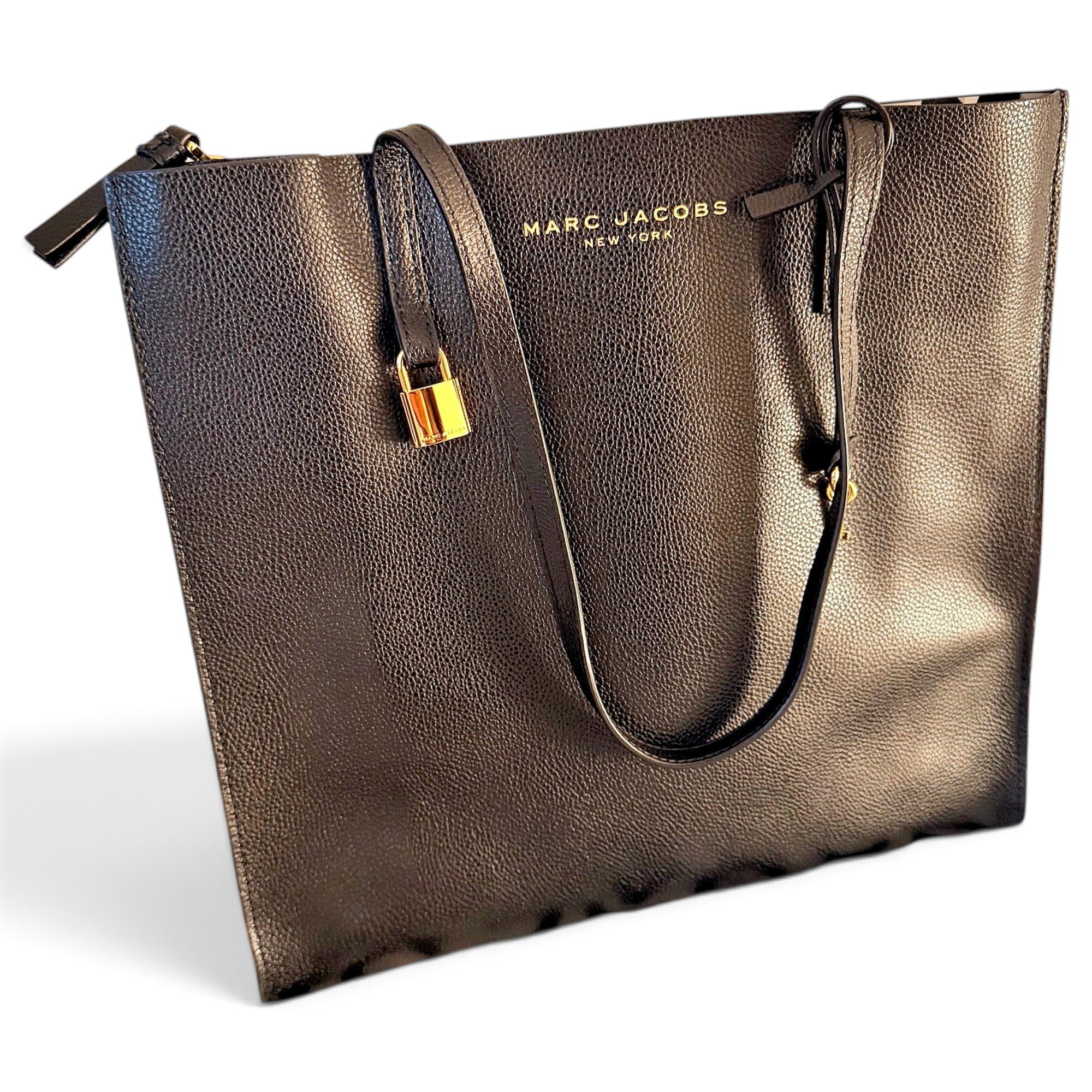 Leather tote