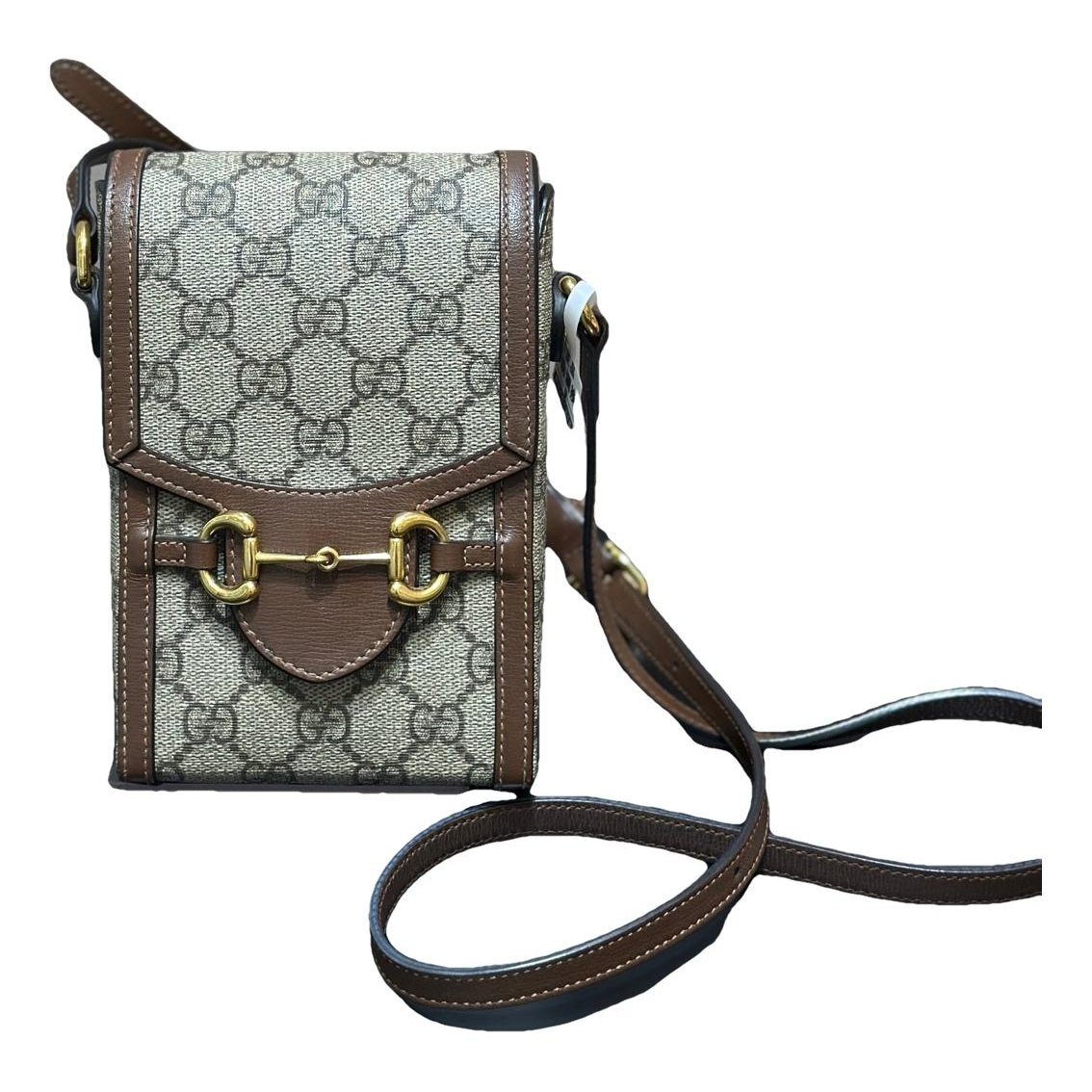 Horsebit 1955 Vertical cloth handbag
