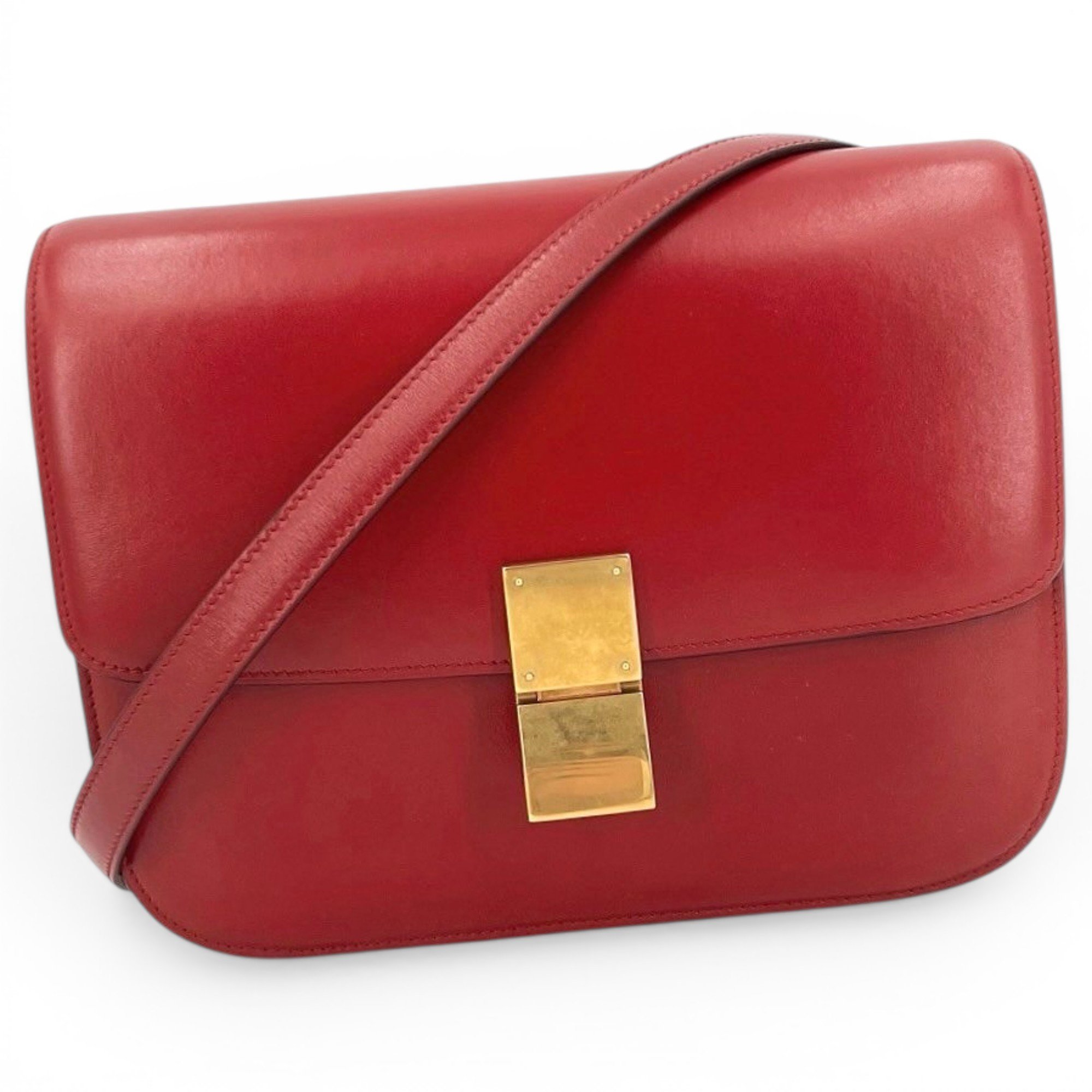 Classic leather handbag
