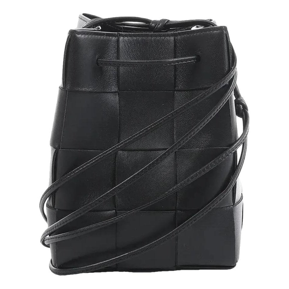 Cassette leather handbag
