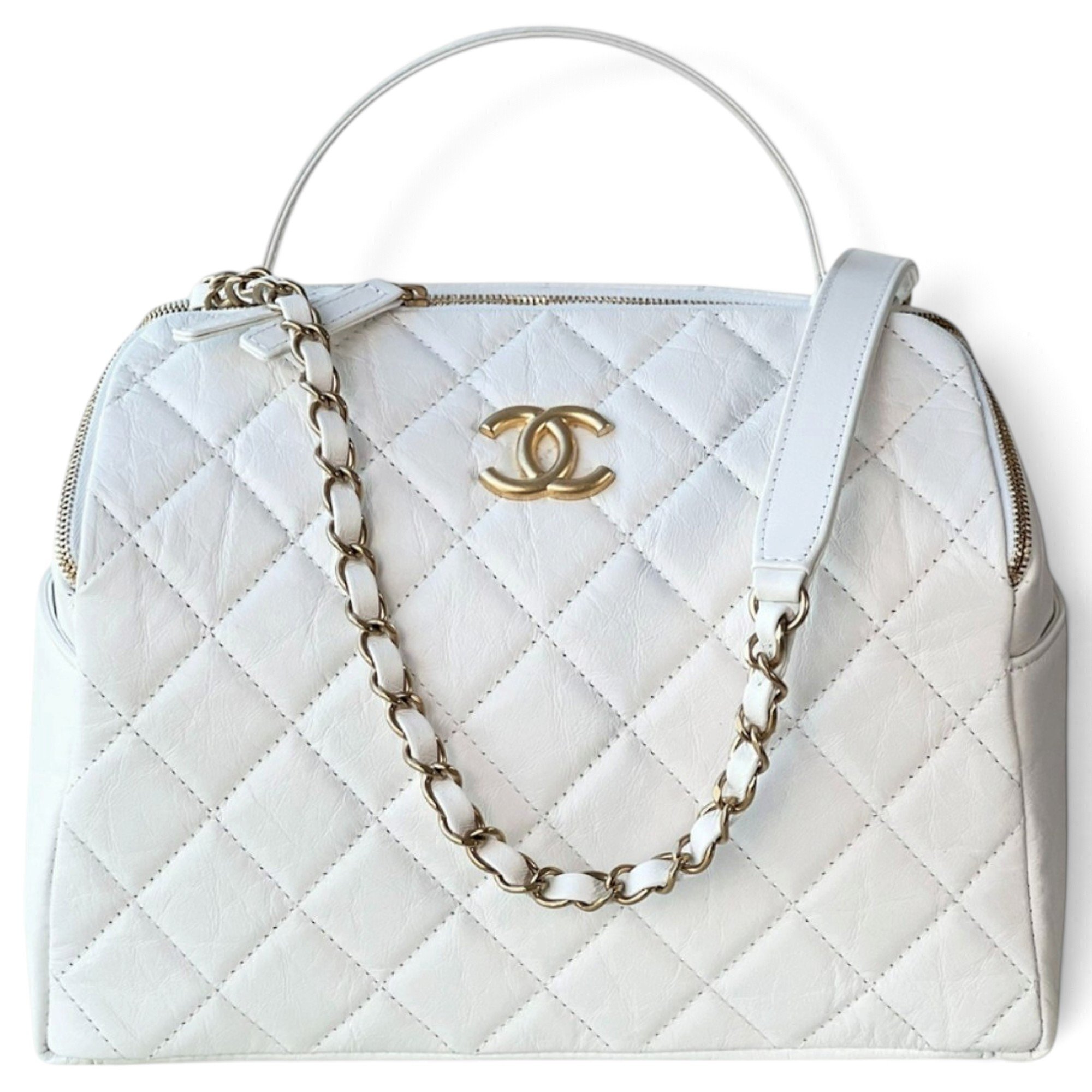 Leather handbag