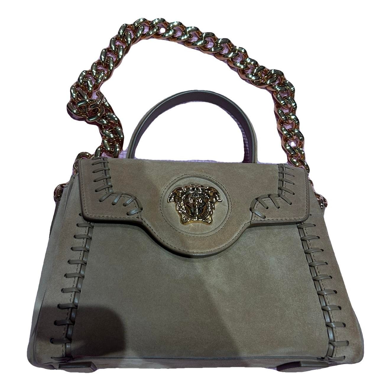 La Medusa leather handbag