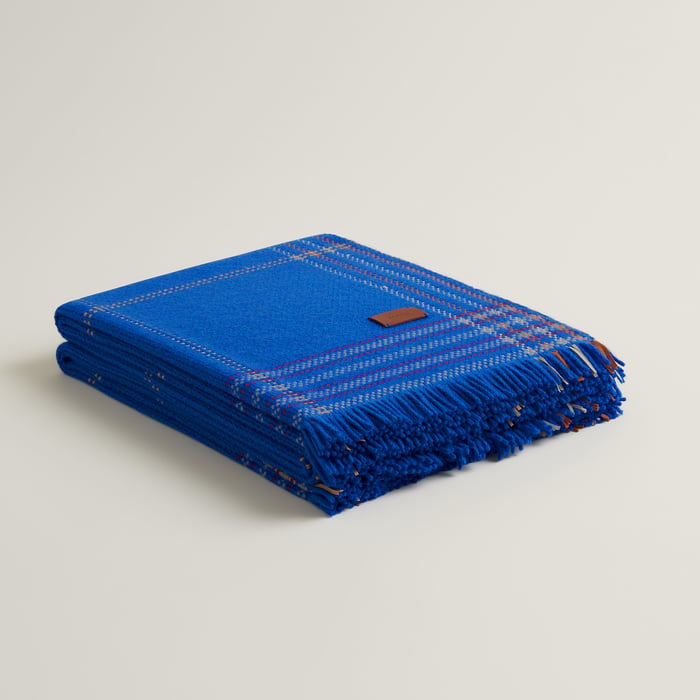 Bleu Roi H Navette Blanket