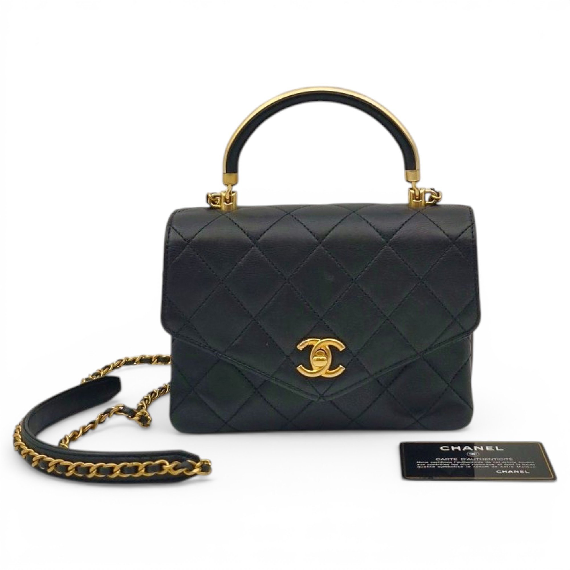 Trendy CC Wallet on Chain leather crossbody bag