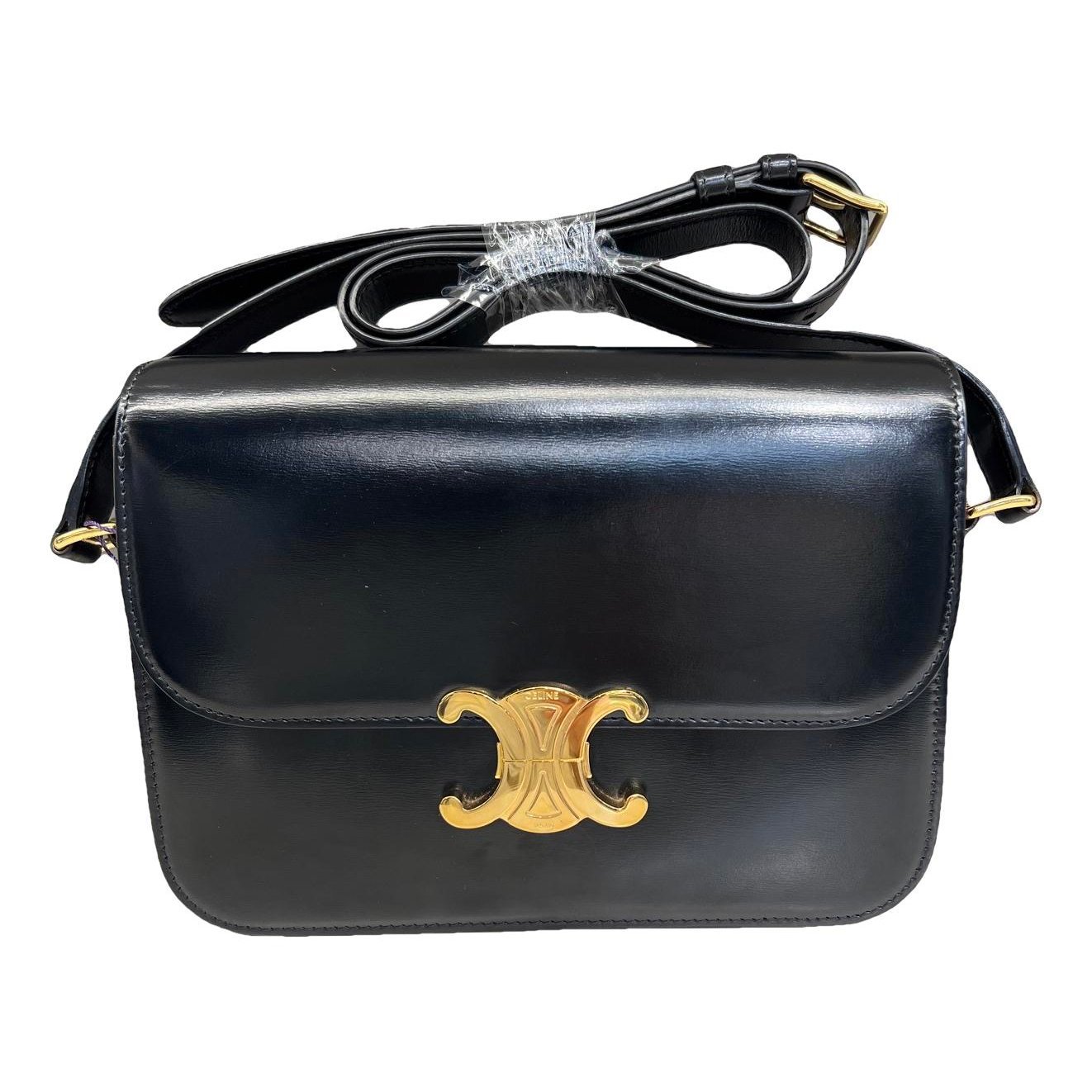 Triomphe leather handbag