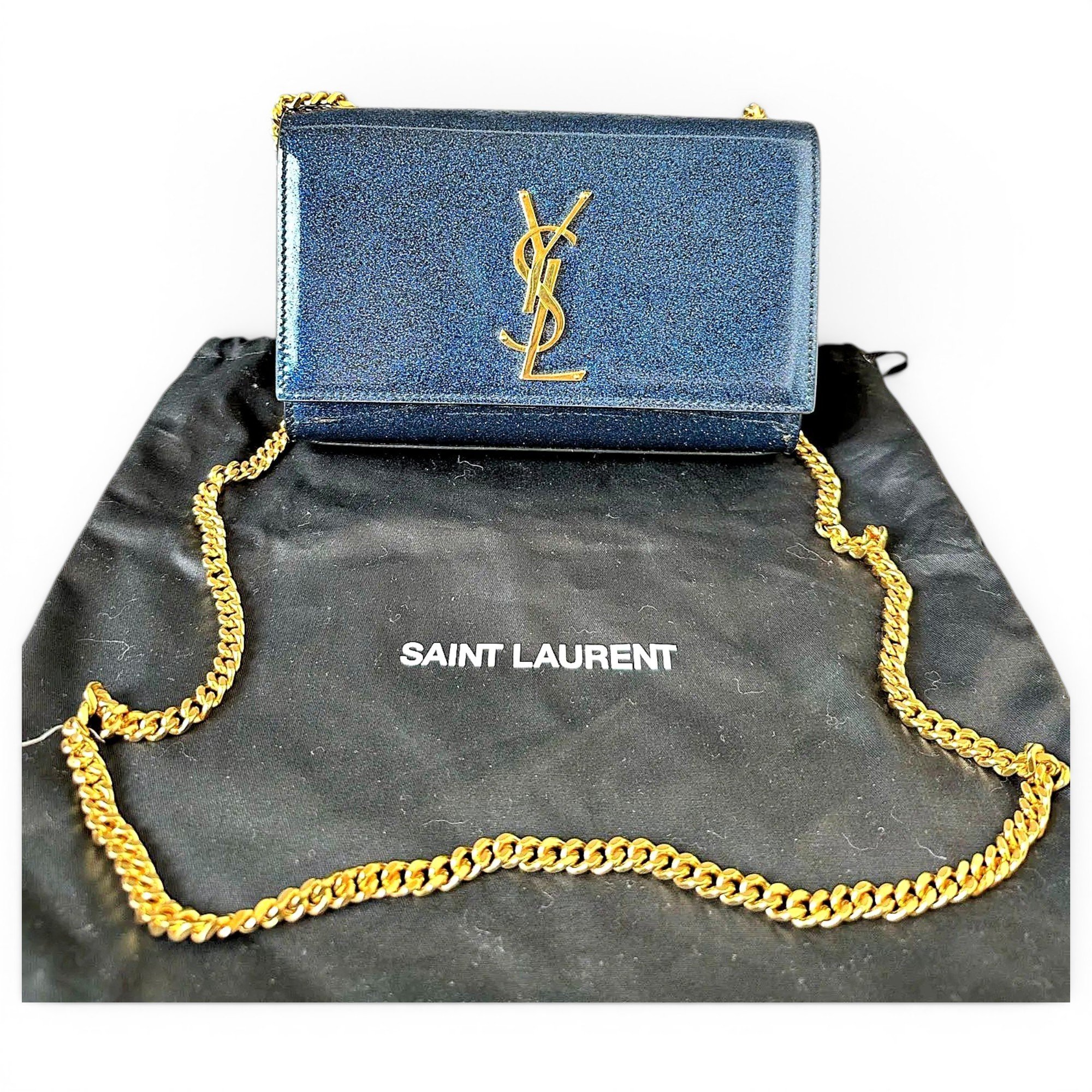 Kate monogramme patent leather crossbody bag