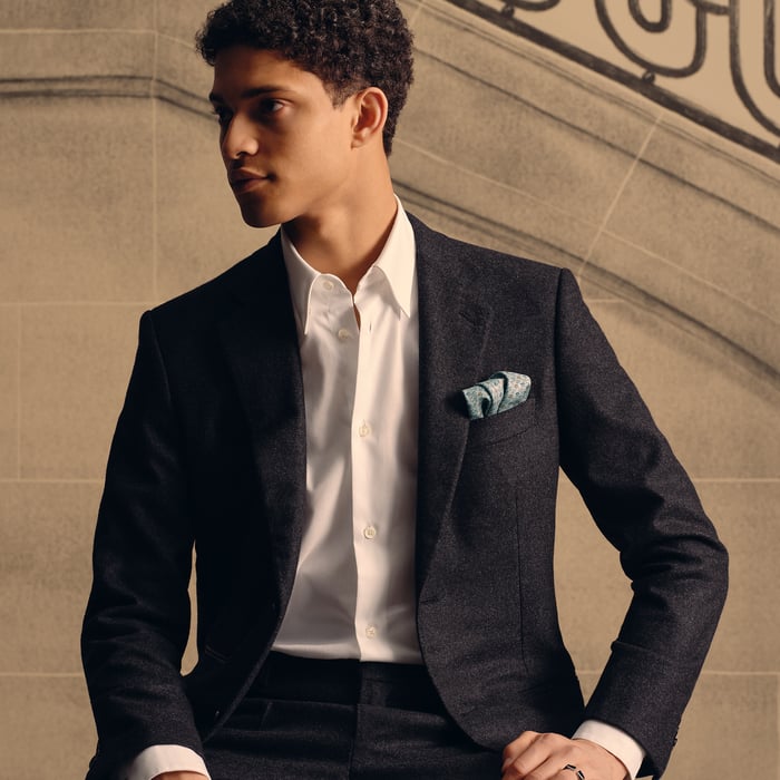 H En Mouvement Pocket Square 45