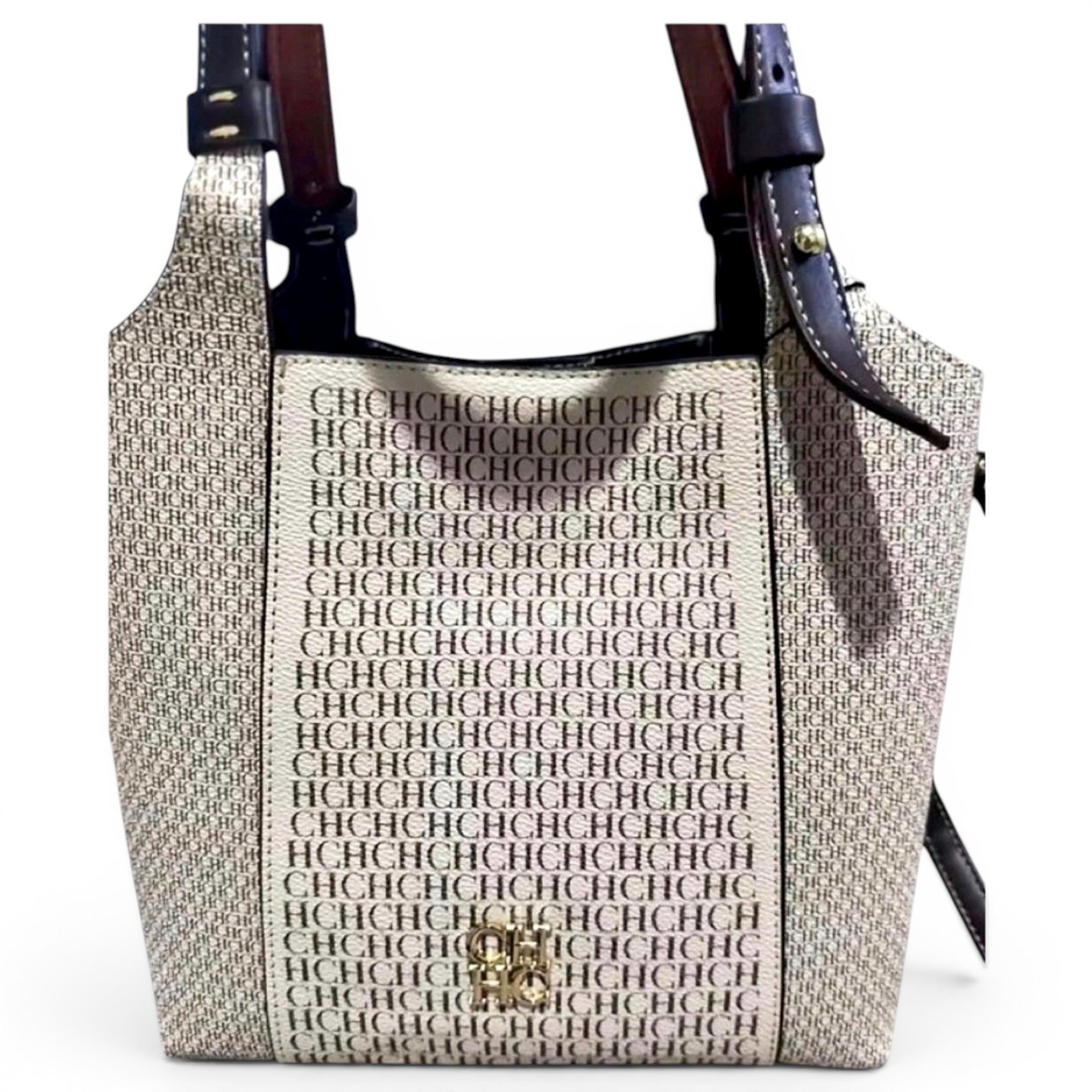 Vegan leather tote