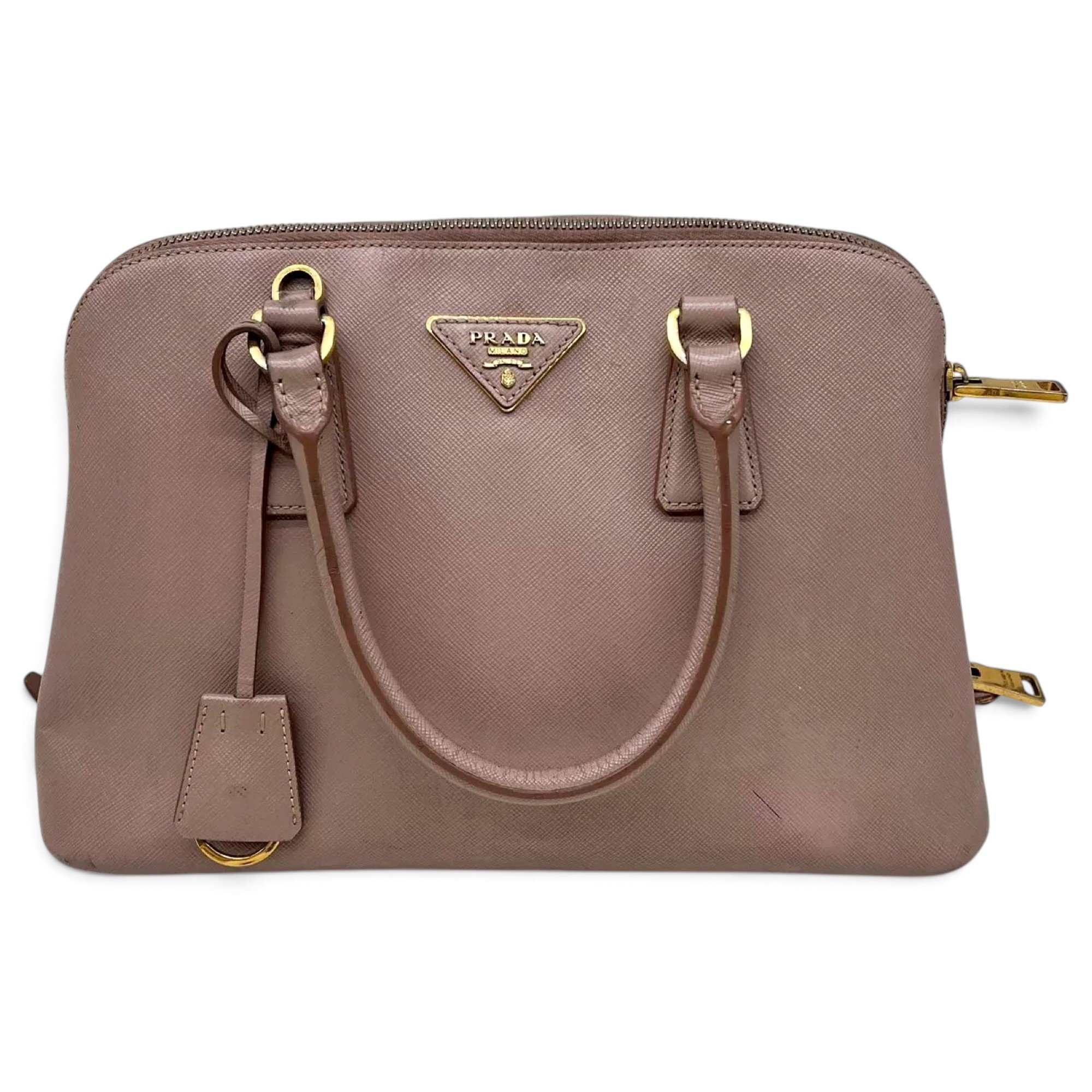 Promenade leather handbag